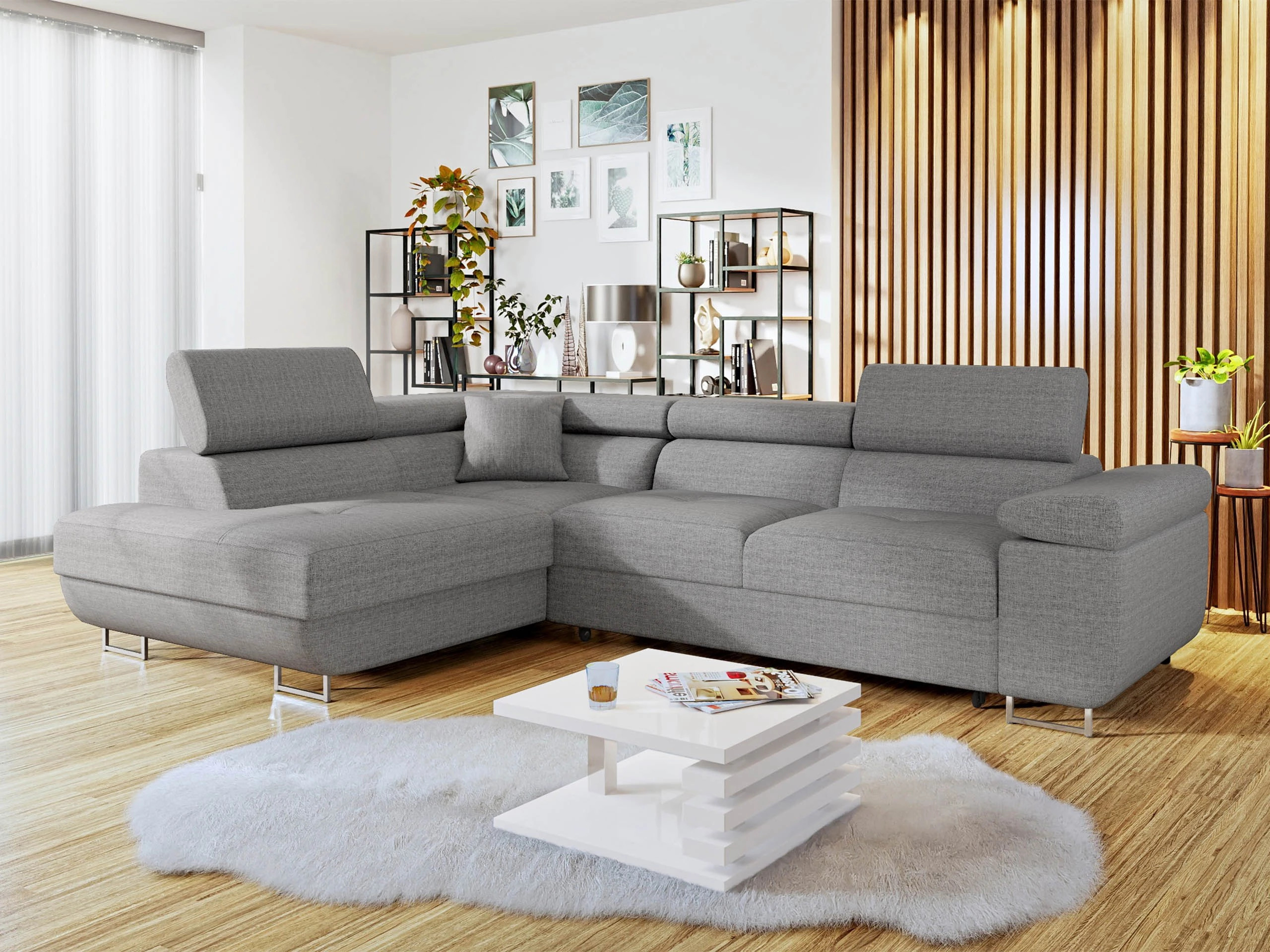 Stūra dīvāns Comfivo Vinetum (Lux 05)