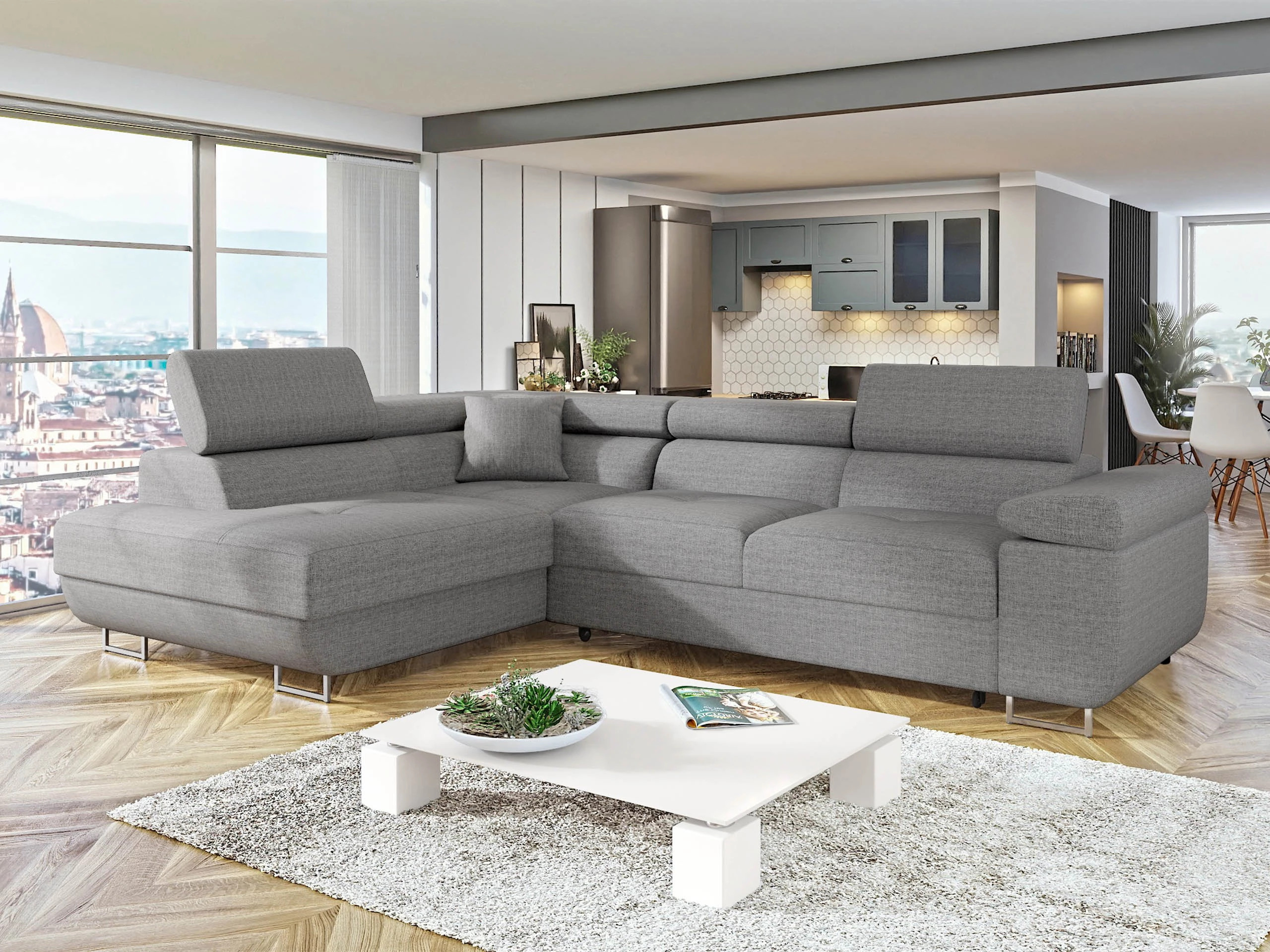 Stūra dīvāns Comfivo Vinetum (Lux 05)