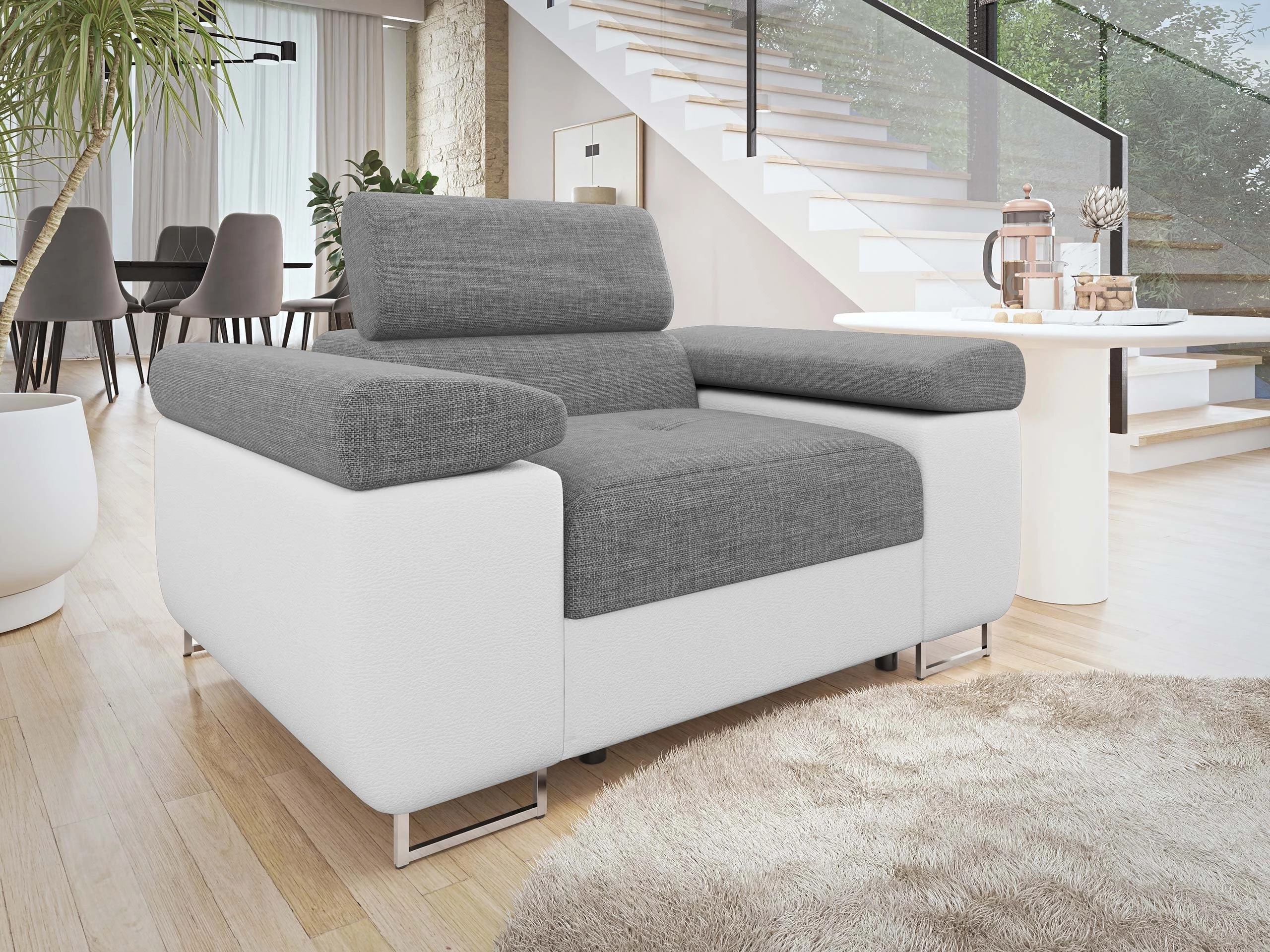 Atpūtas krēsls Comfivo Vinetum (Soft 017 + Lux 05)