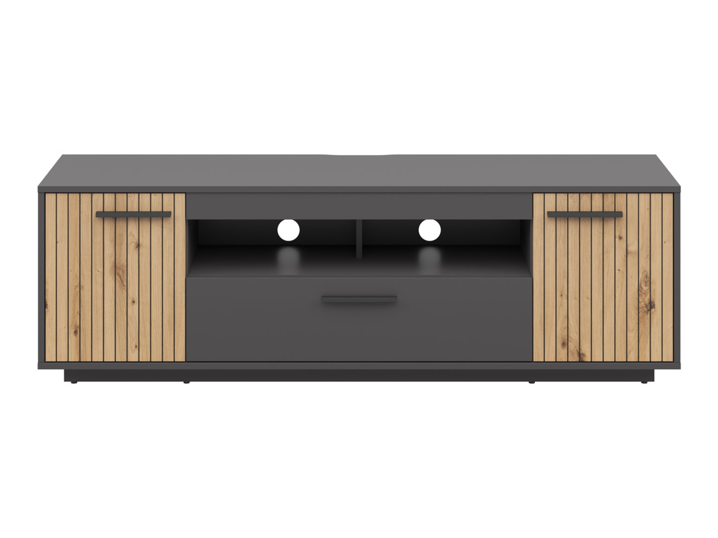 TV galds Melvelo 103 (Antracīts + Artisan ozols)