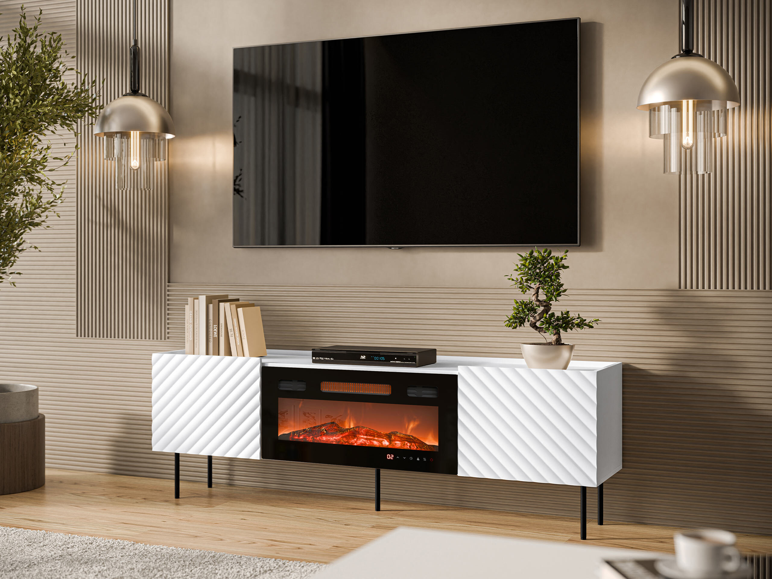 TV galds Sillen III (Balts)