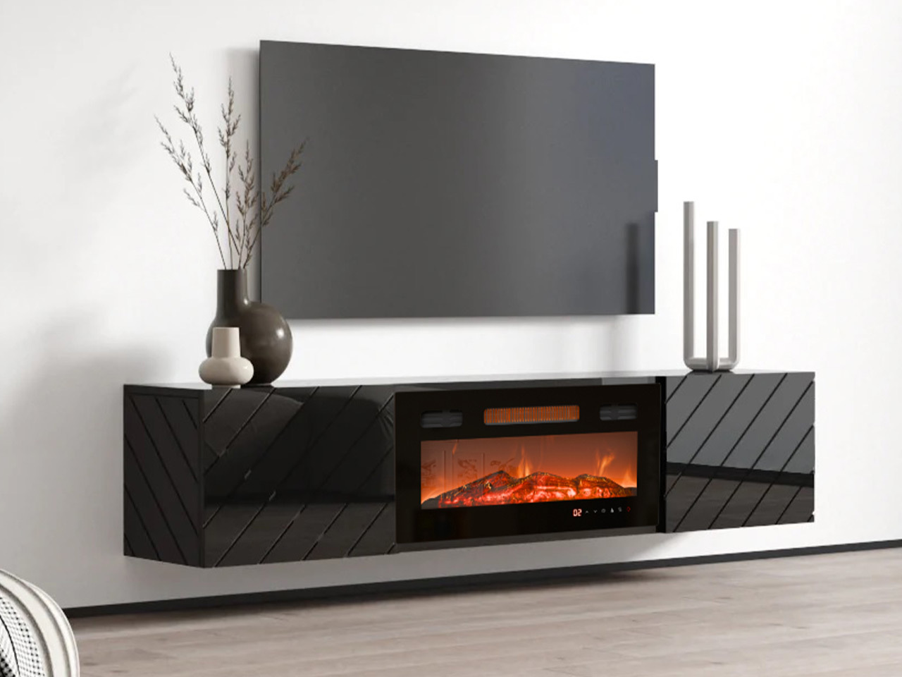 TV galds Mensura (Melns)