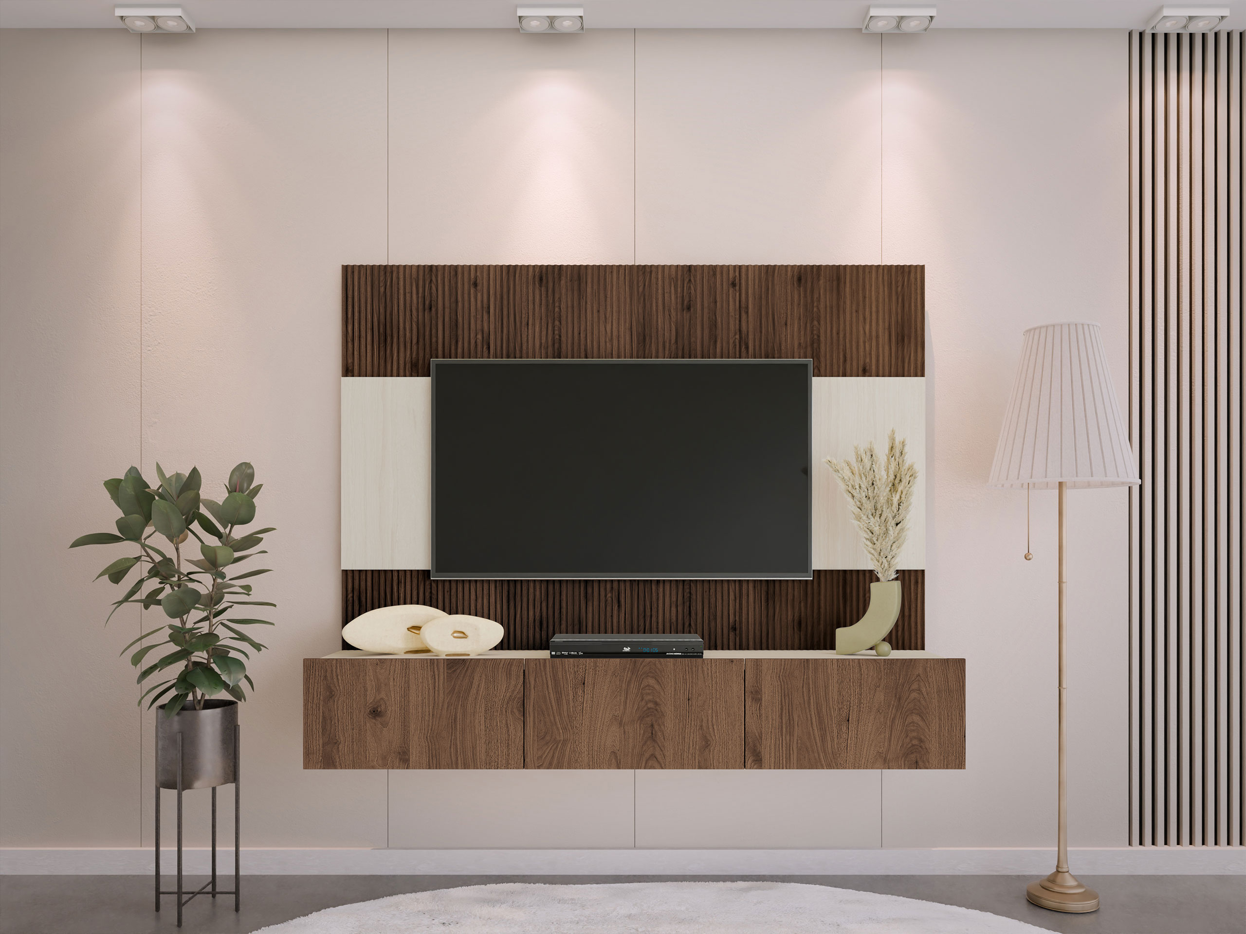 Viesistabas komplekts Comfivo Salix (Riekstkoks + Gaišs Travertine)