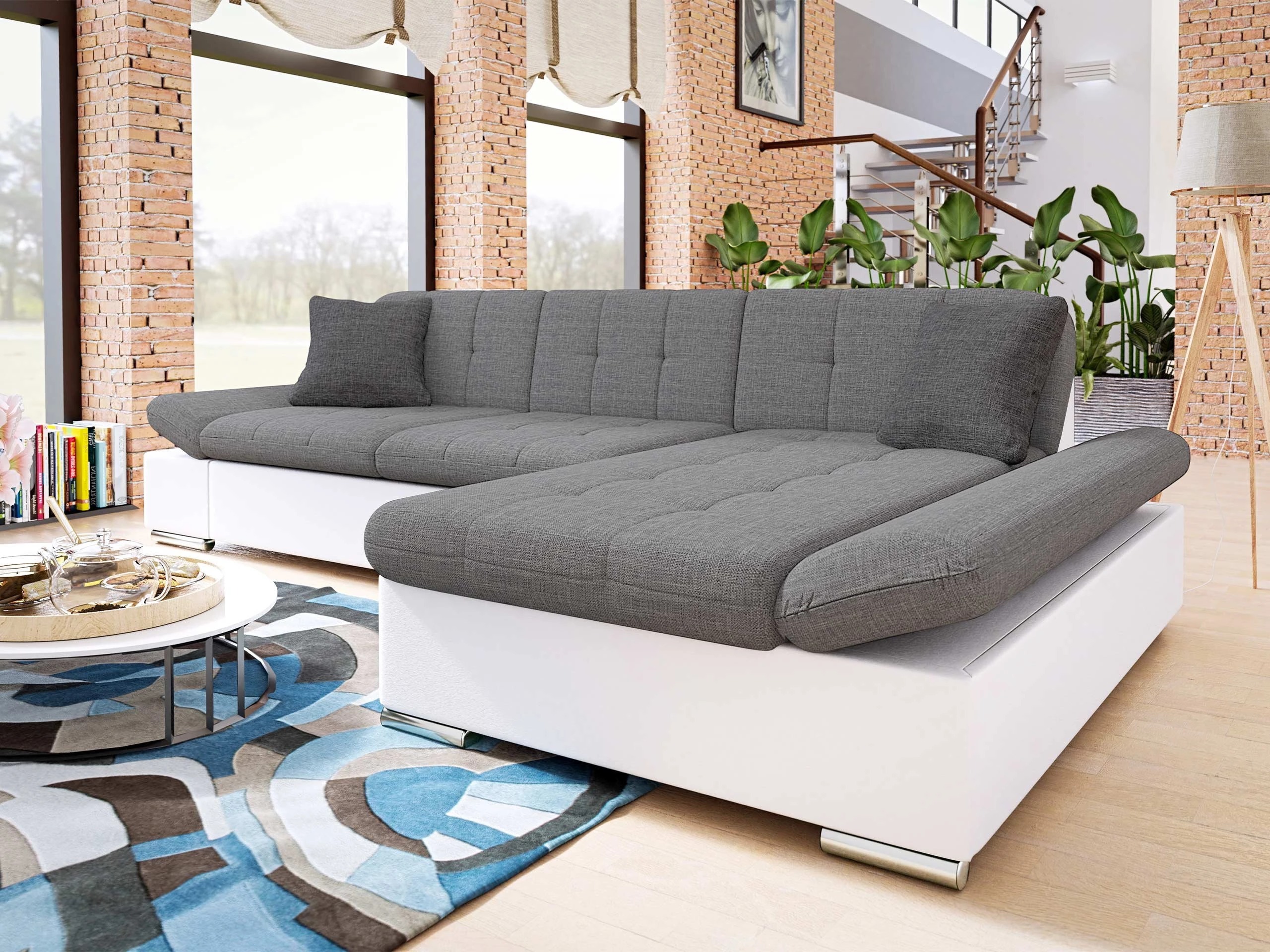 Stūra dīvāns Comfivo Serenitas (Soft 017 + Lux 05 + Lux 06)