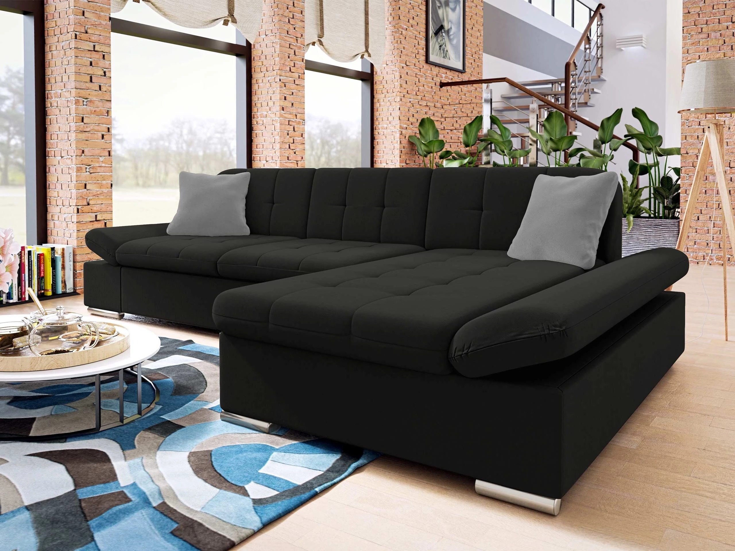 Stūra dīvāns Comfivo Serenitas (Uttario Velvet 2980 + Uttario Velvet 2972)
