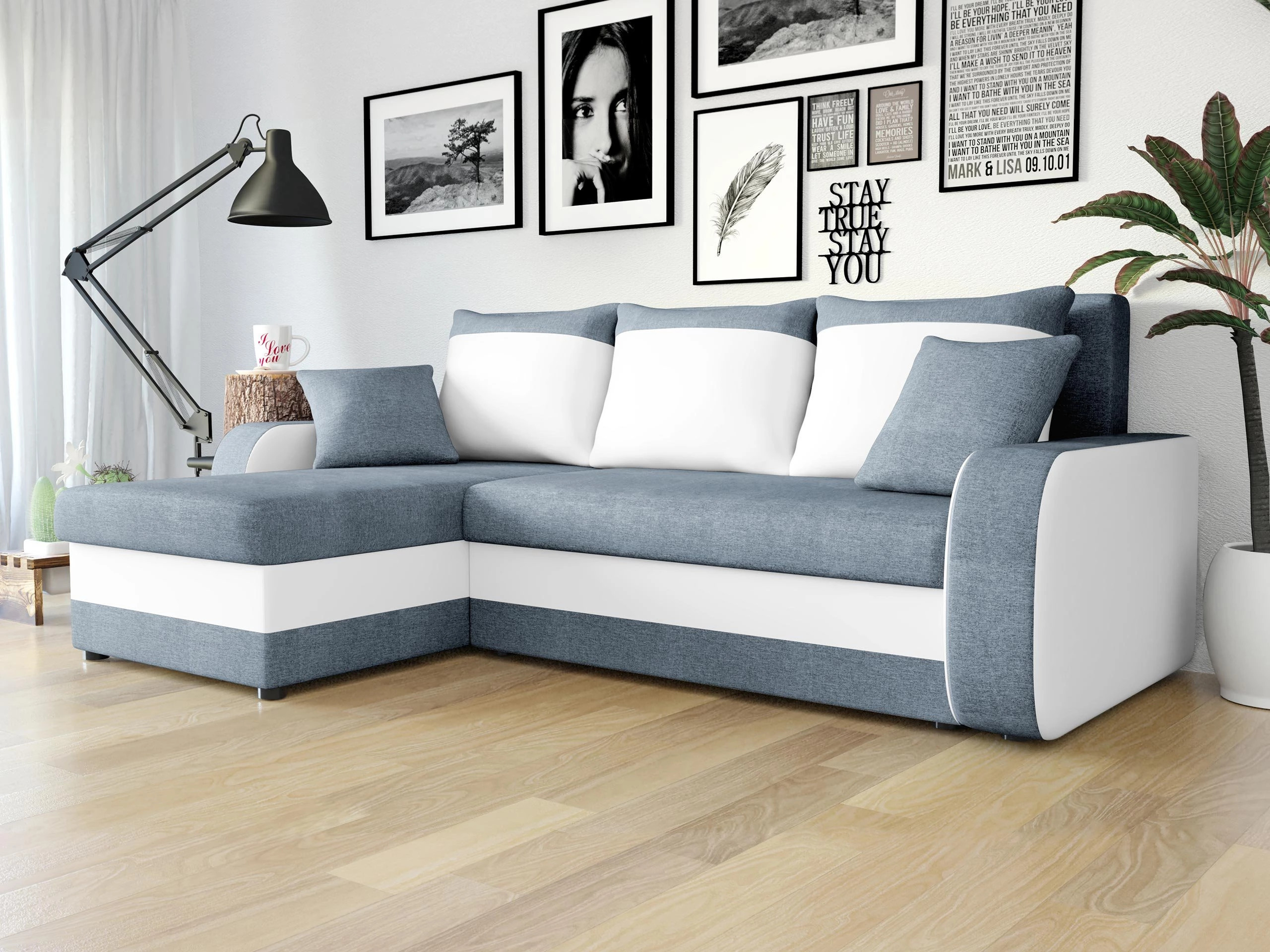 Stūra dīvāns Comfivo Melissa (Bristol 2442 + Soft 017)