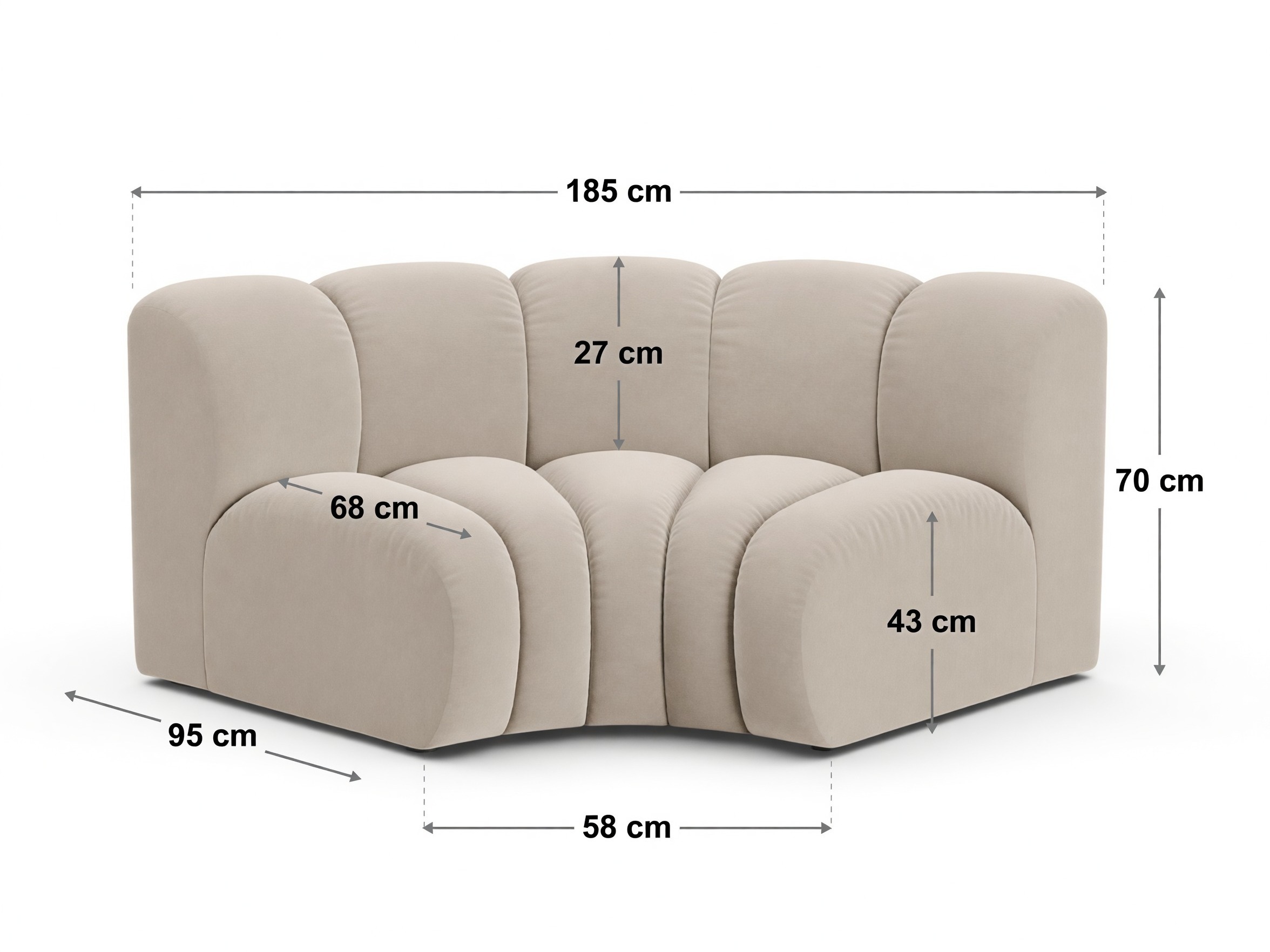 Moduļu krēsls Cirleve 118 (Baloo 2090)