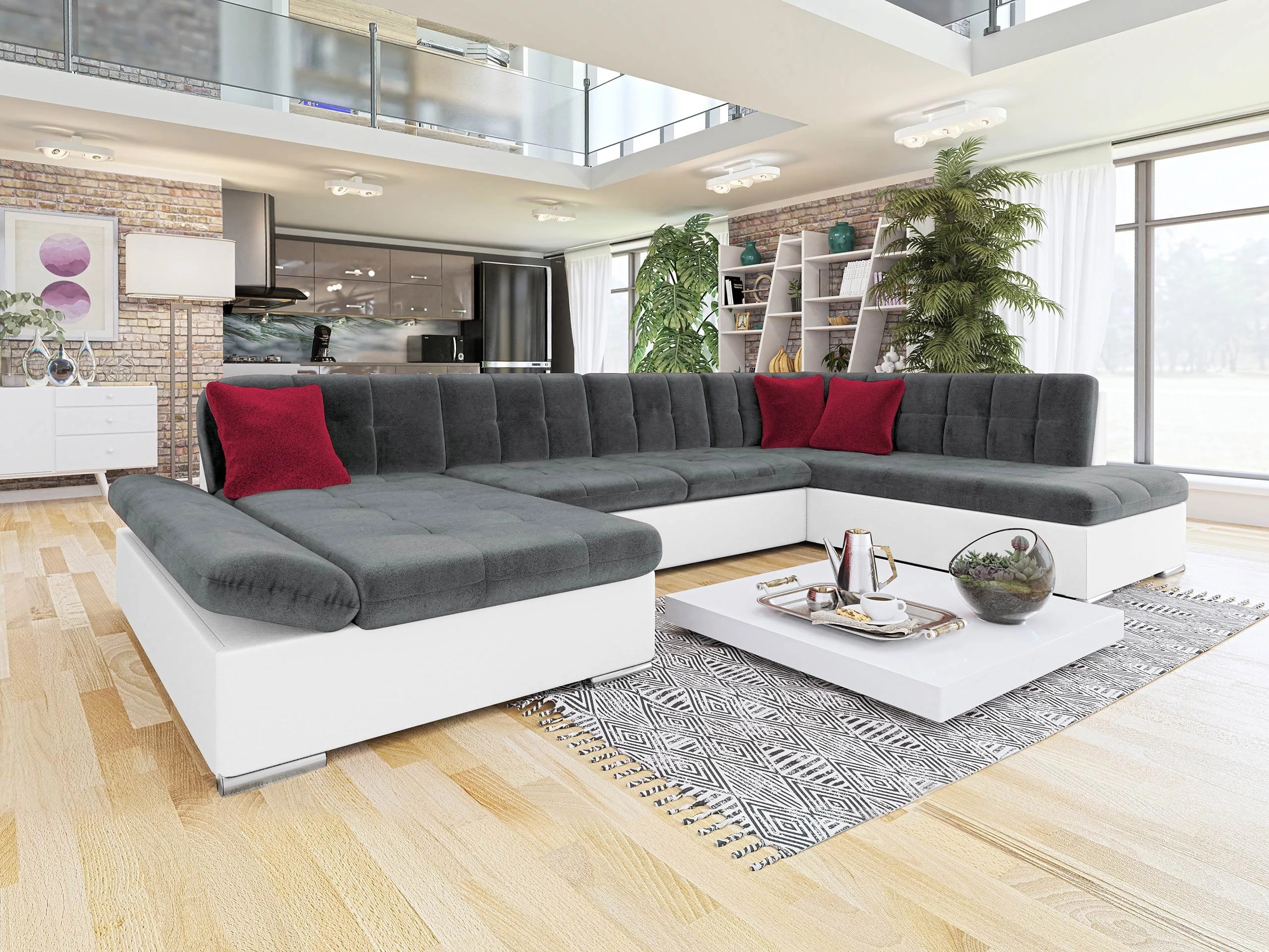 Stūra dīvāns Comfivo Tilia I (Soft 017 + Kronos 22 + Kronos 02)