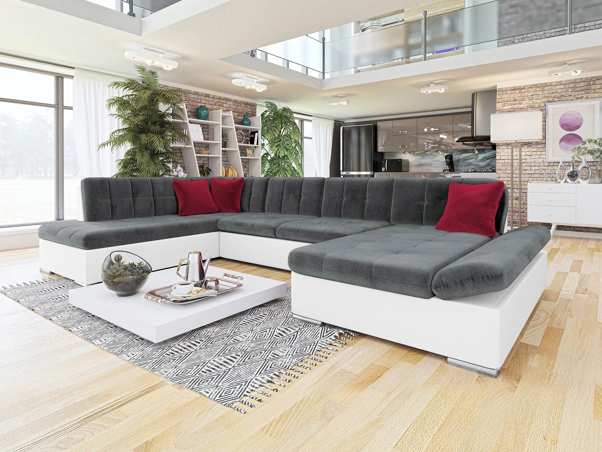 Stūra dīvāns Comfivo Tilia I (Soft 017 + Kronos 22 + Kronos 02)