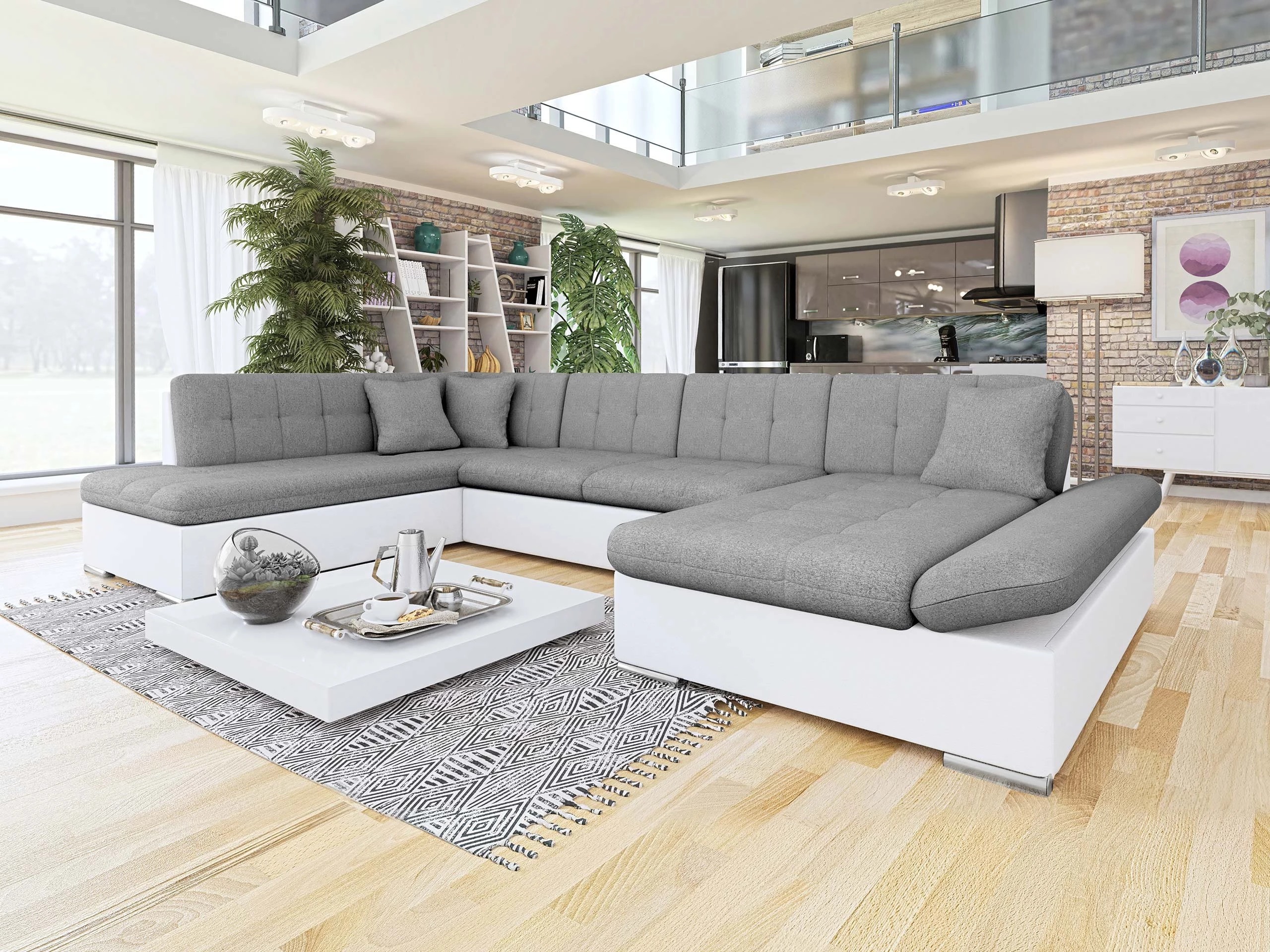 Stūra dīvāns Comfivo Tilia I (Soft 017 + Soul 17)