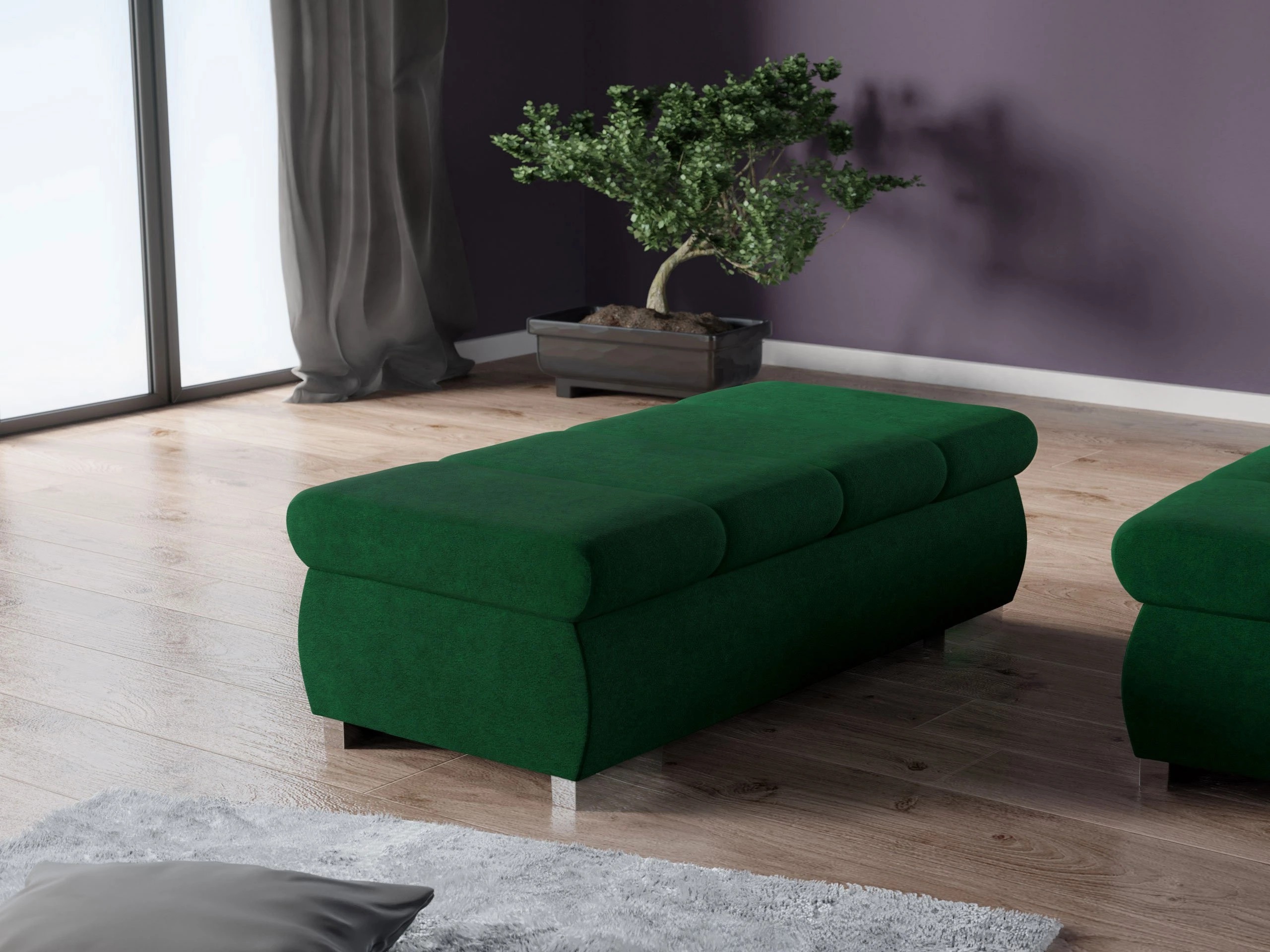 Mīkstais sols Comfivo Olivetum I (Uttario Velvet 2951)
