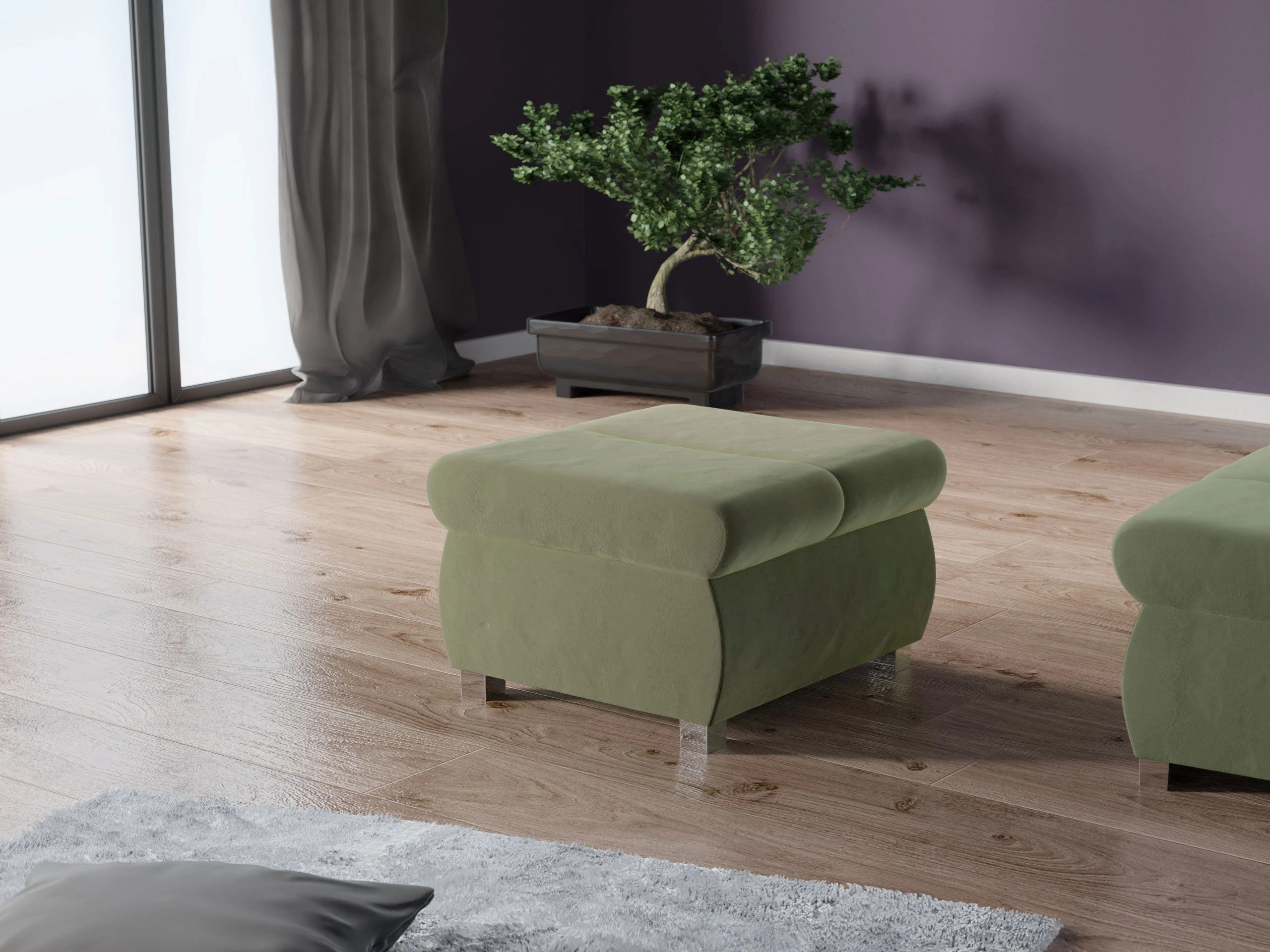 Pufs Comfivo Olivetum (Magic Velvet 2243)