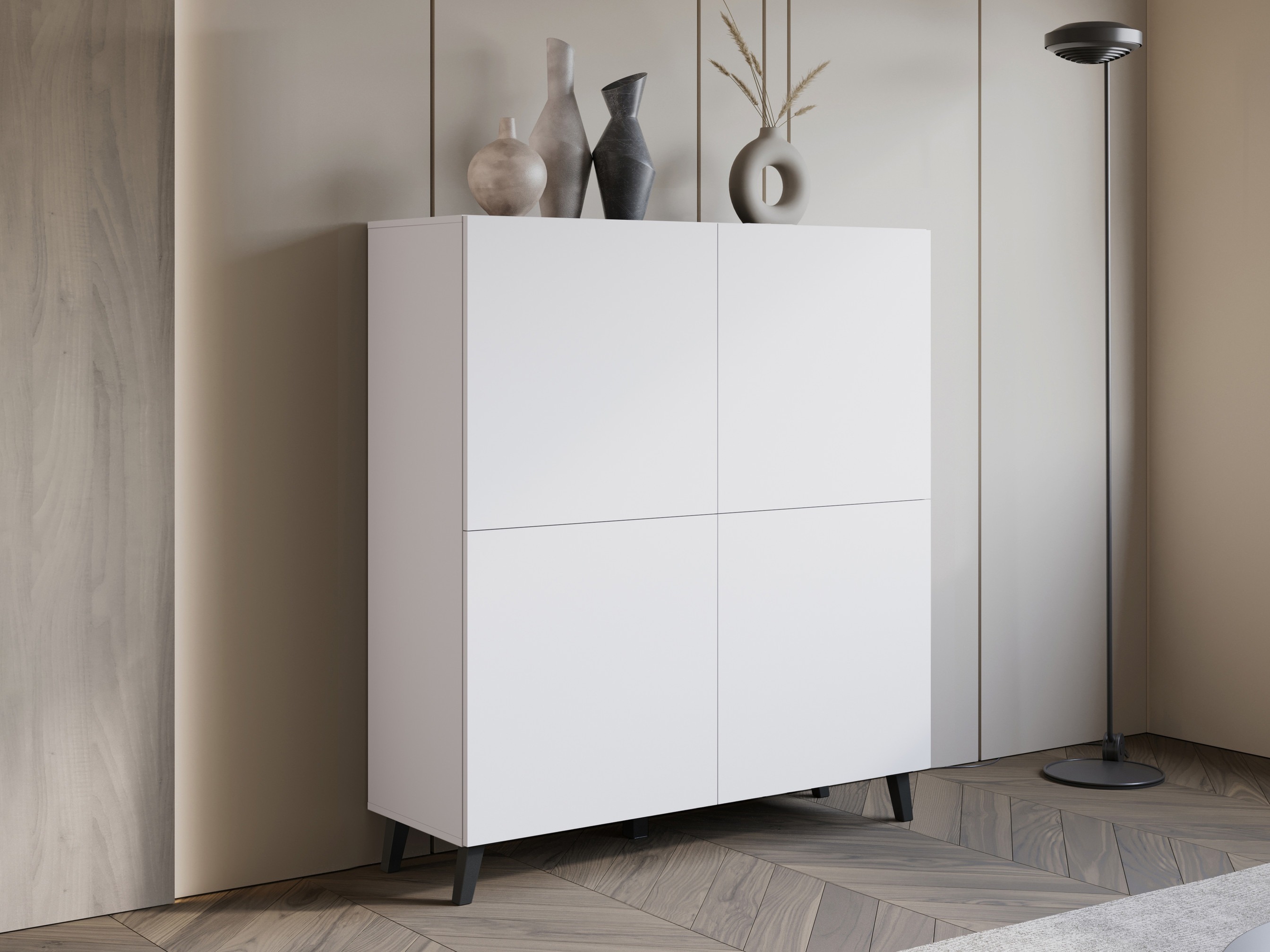 Skapis Levtive 100 (Balts)