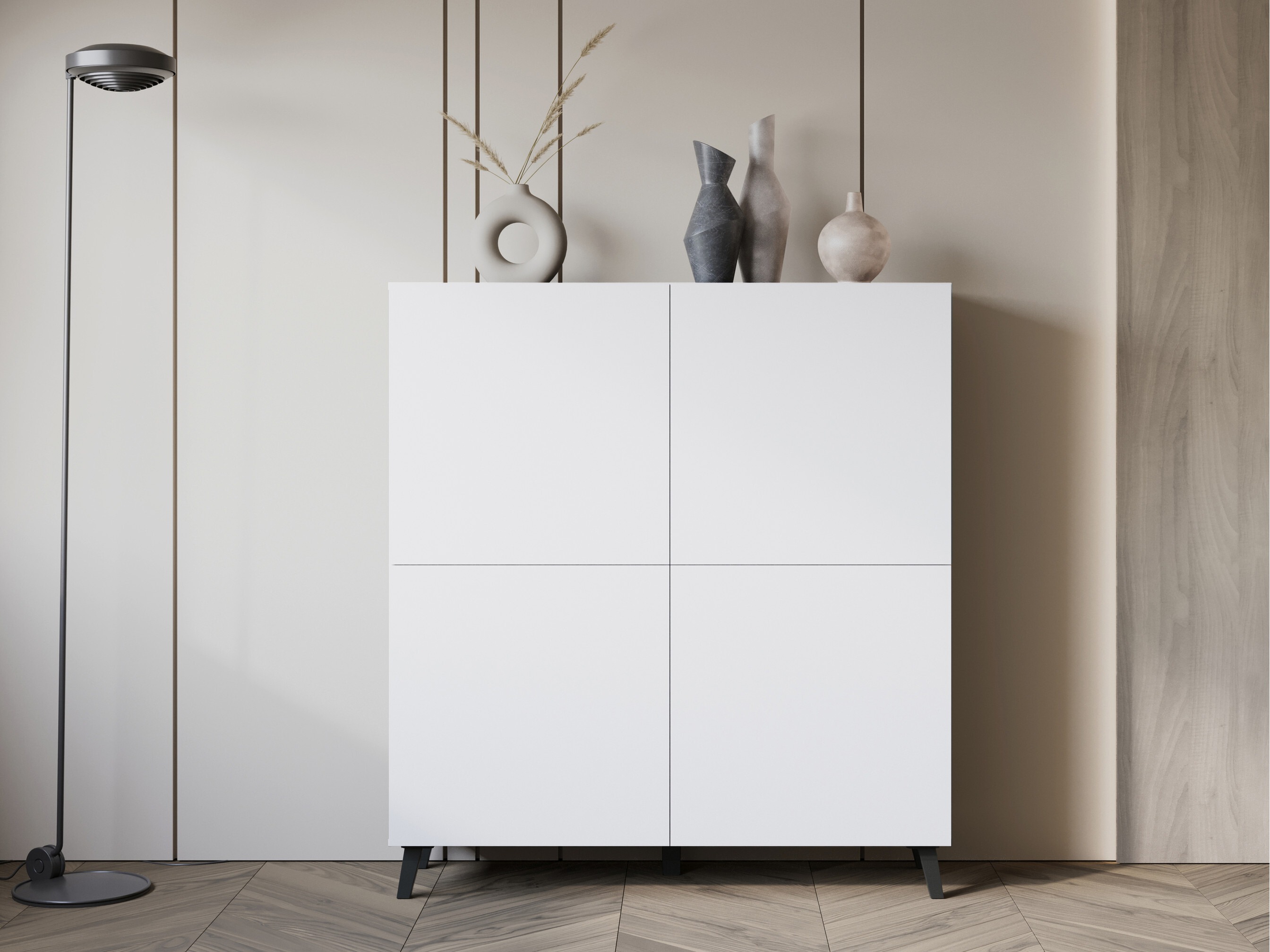 Skapis Levtive 100 (Balts)