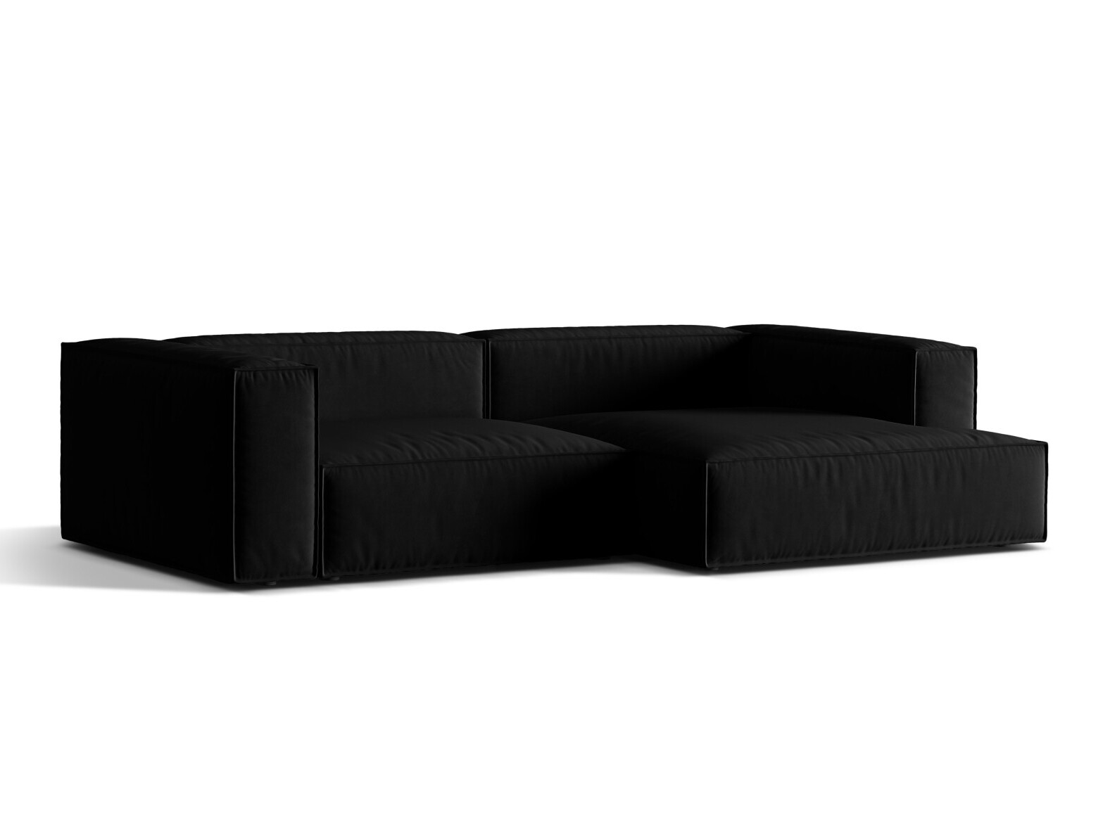 Moduļu stūra dīvāns Sonsore 114 (Paris Black)