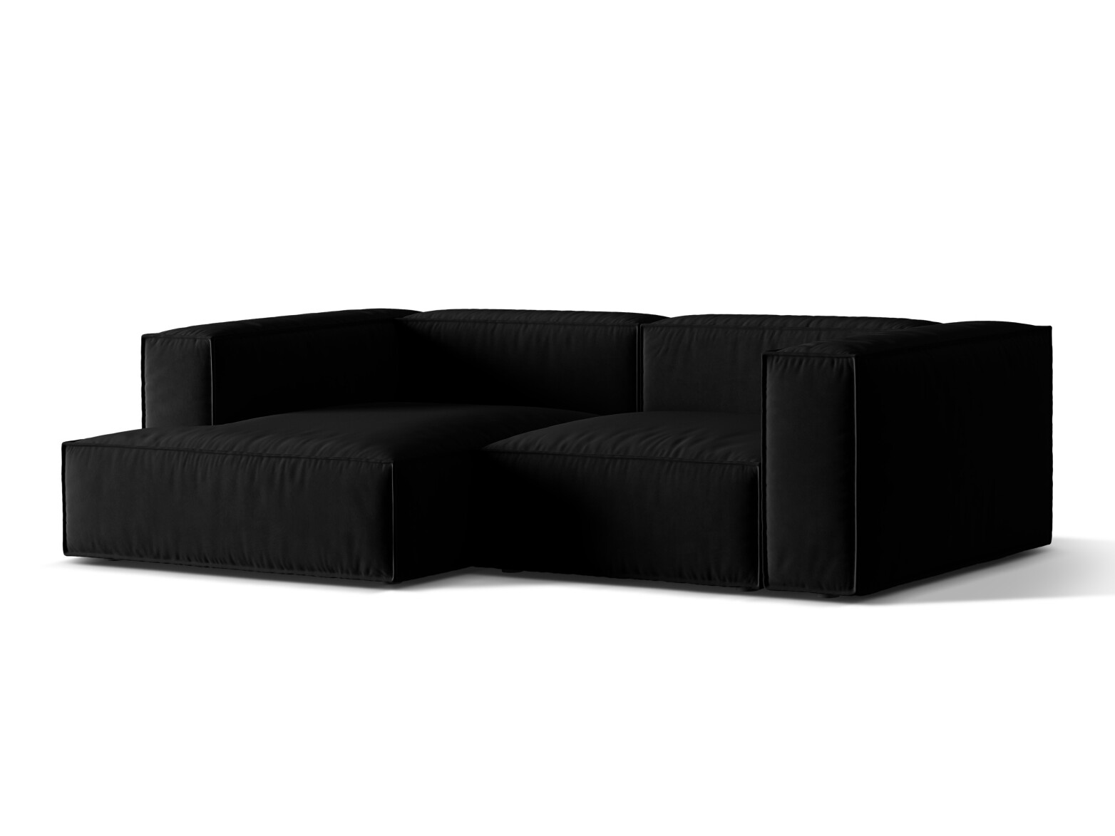 Moduļu stūra dīvāns Sonsore 113 (Paris Black)