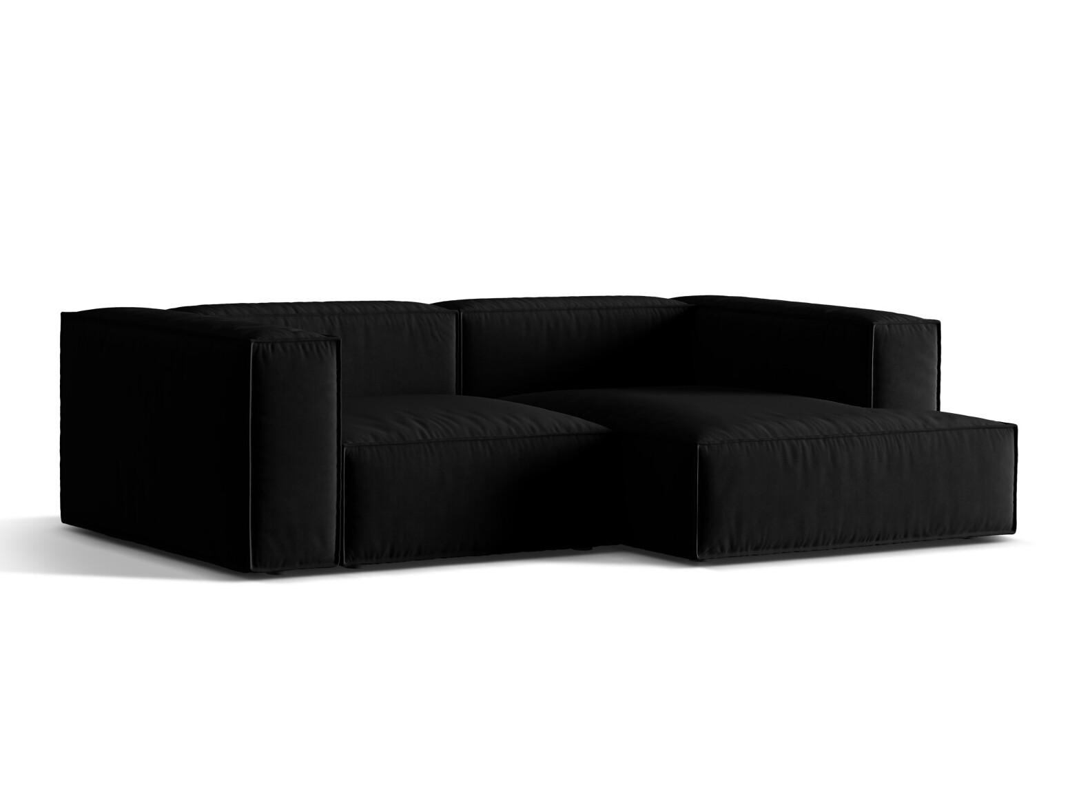 Moduļu stūra dīvāns Sonsore 113 (Paris Black)