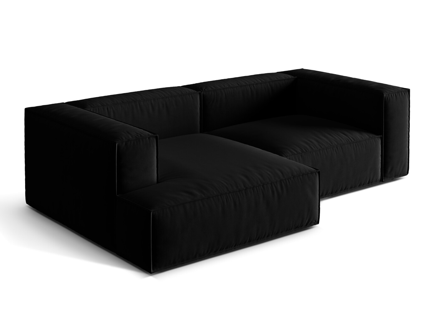 Moduļu stūra dīvāns Sonsore 113 (Paris Black)