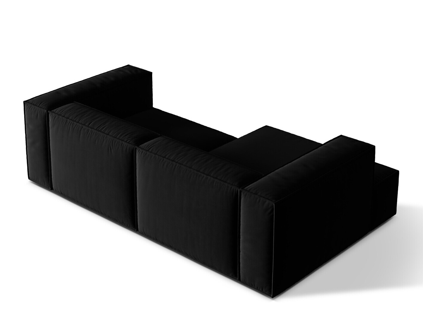 Moduļu stūra dīvāns Sonsore 113 (Paris Black)