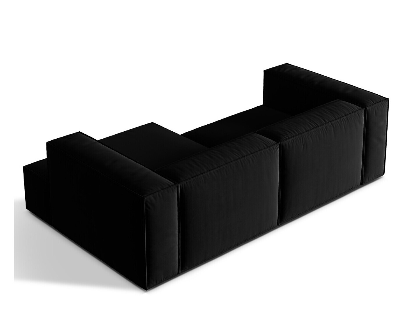 Moduļu stūra dīvāns Sonsore 113 (Paris Black)