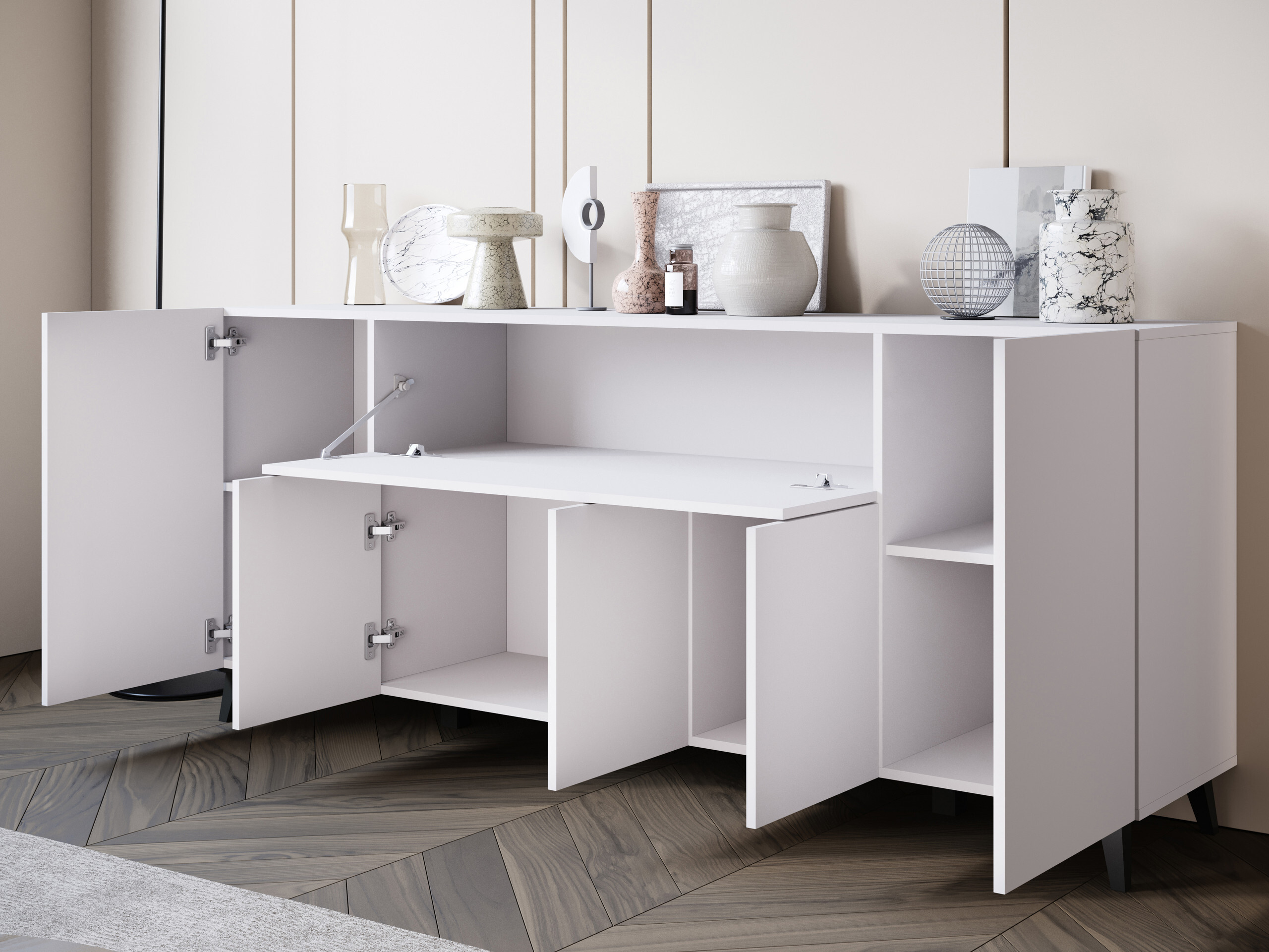 Skapis Levtive 103 (Balts)