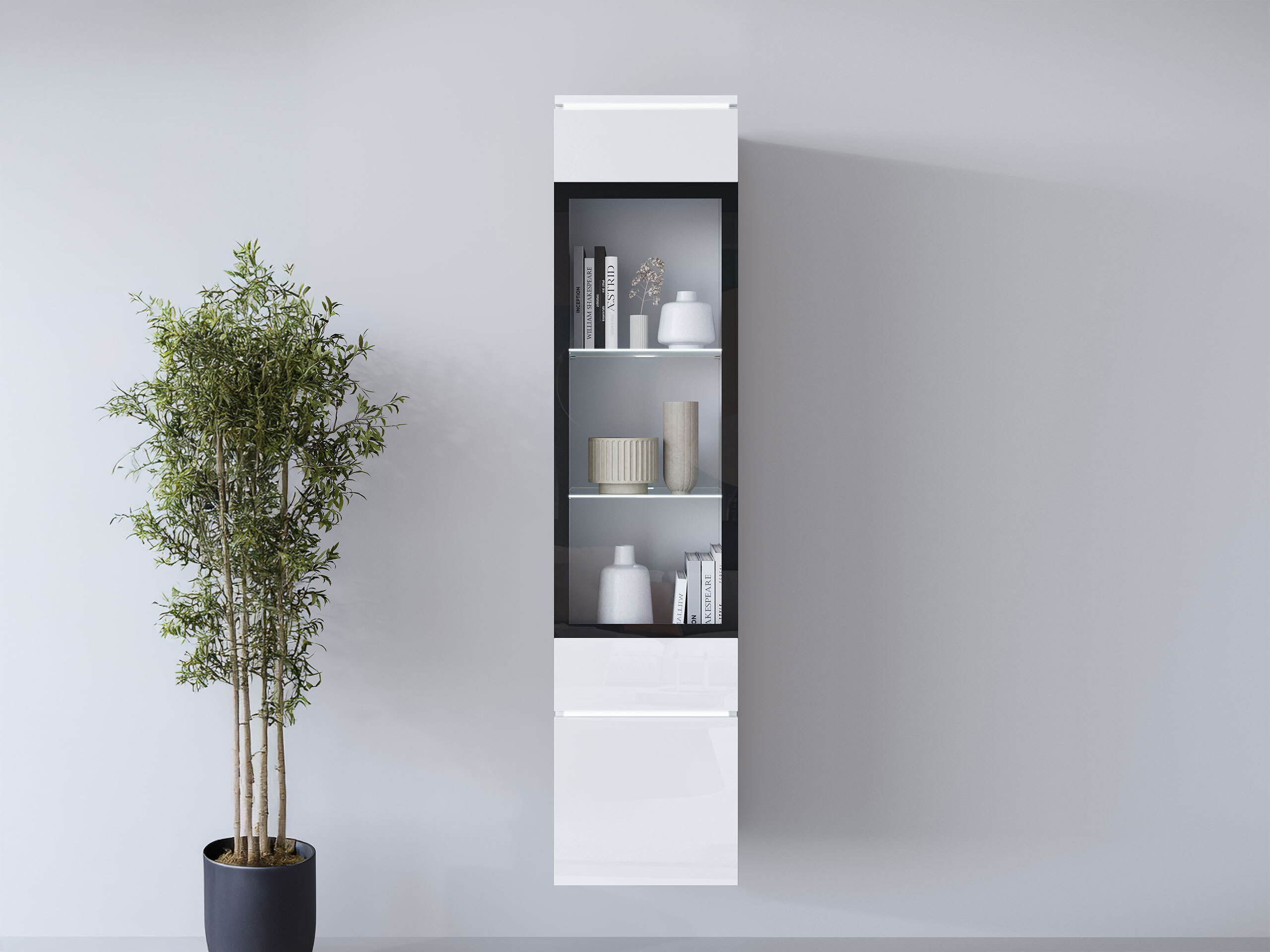 Plaukts Mirfivo 109 (Balts + Glancēts balts)
