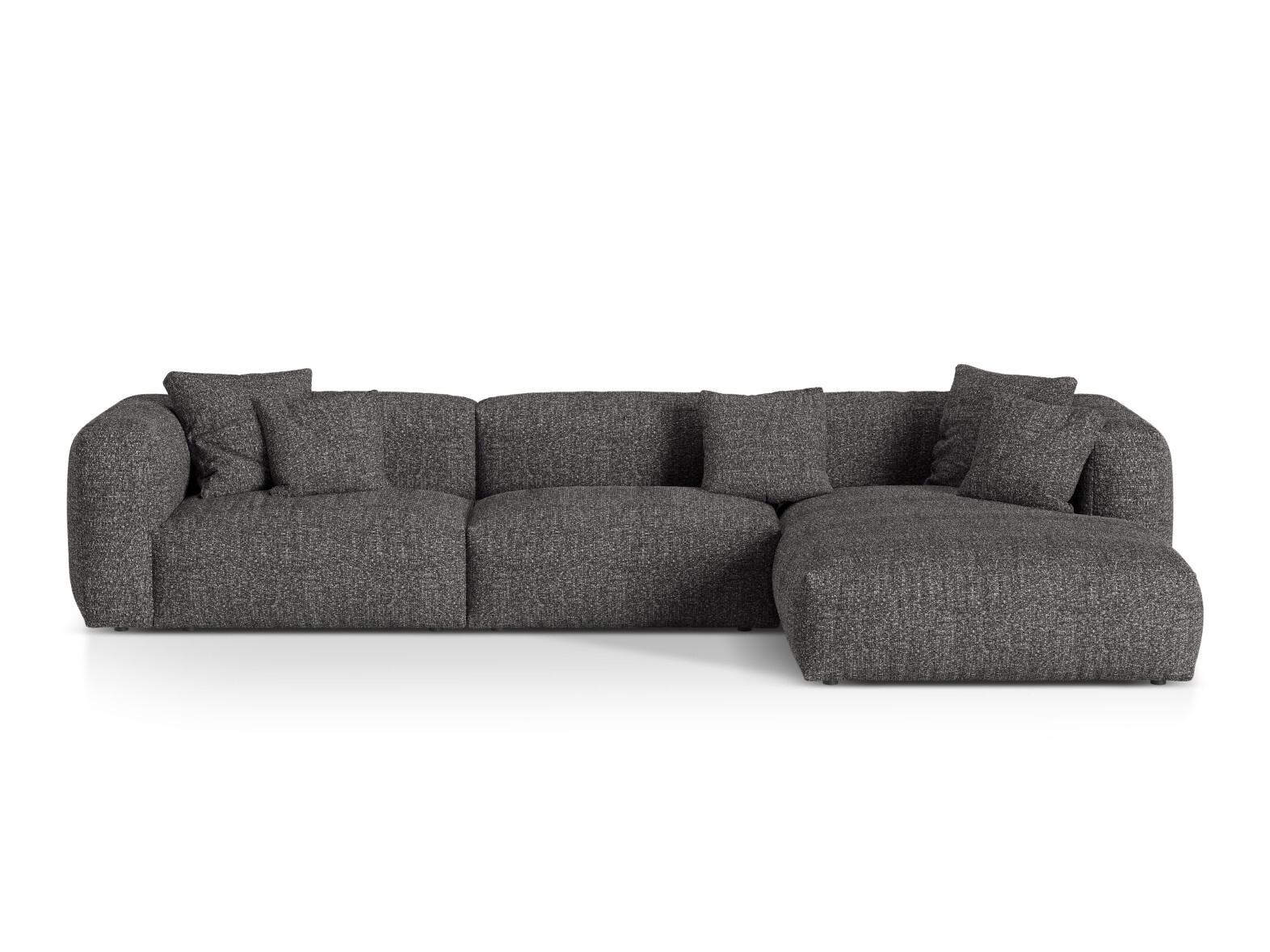 Moduļu stūra dīvāns Sorcoro 120 (Monet Anthracite)
