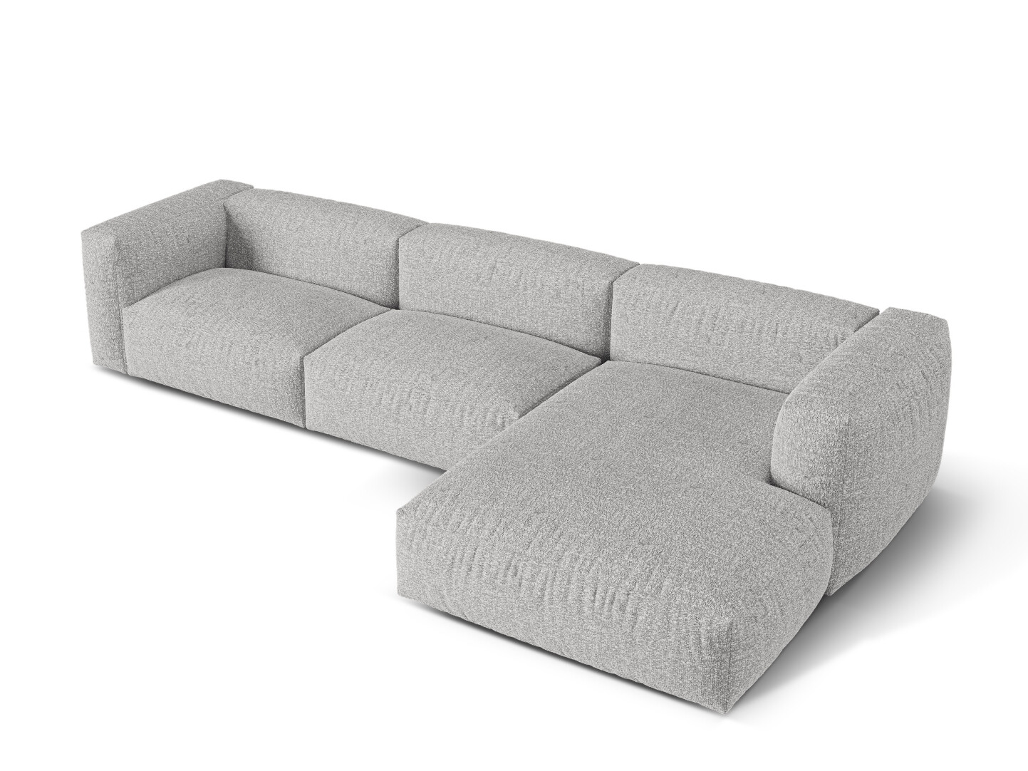Moduļu stūra dīvāns Sorcoro 120 (Monet Silver)