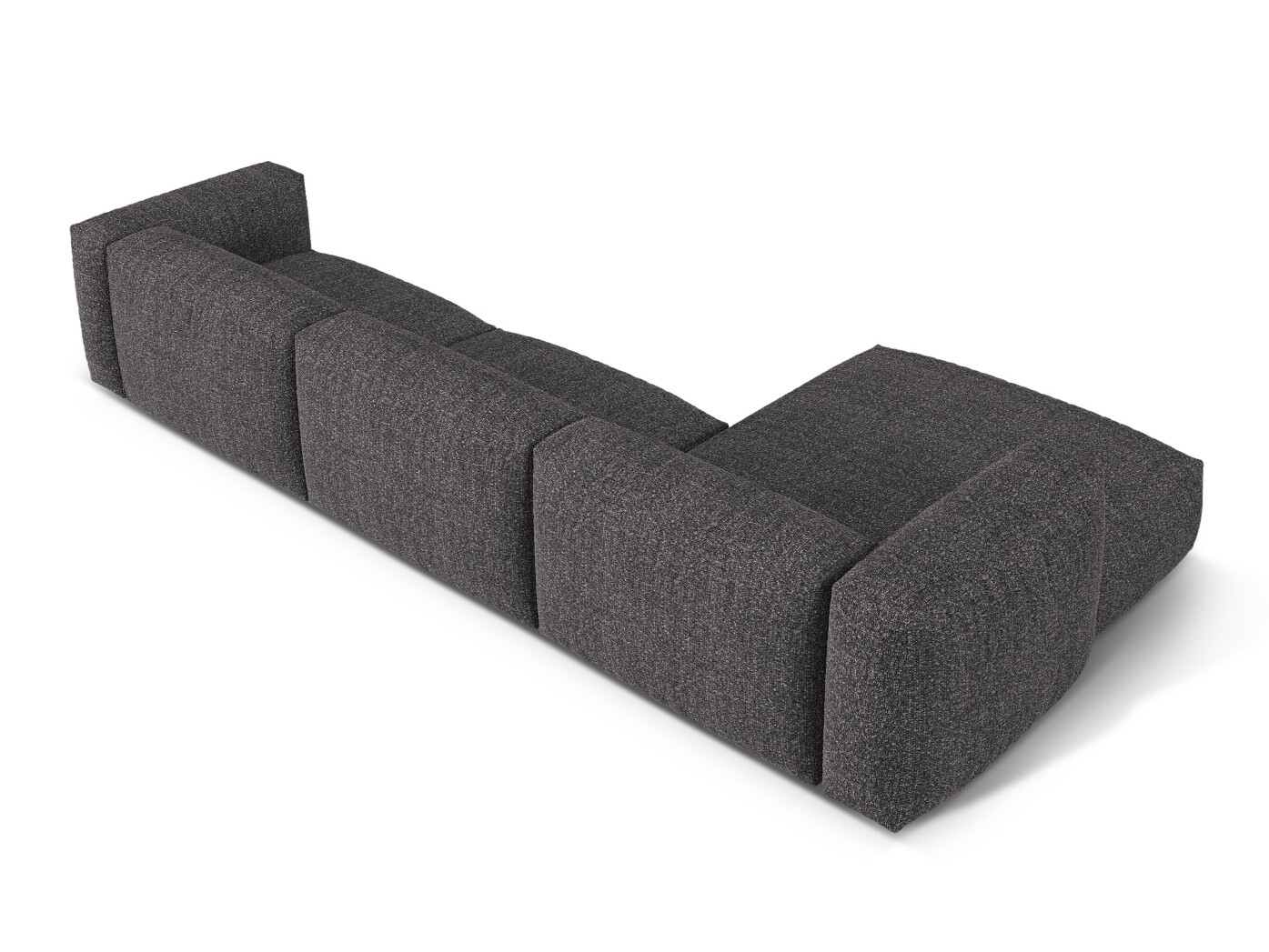 Moduļu stūra dīvāns Sorcoro 120 (Monet Anthracite)