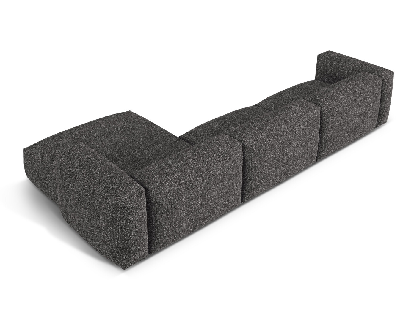 Moduļu stūra dīvāns Sorcoro 120 (Monet Anthracite)