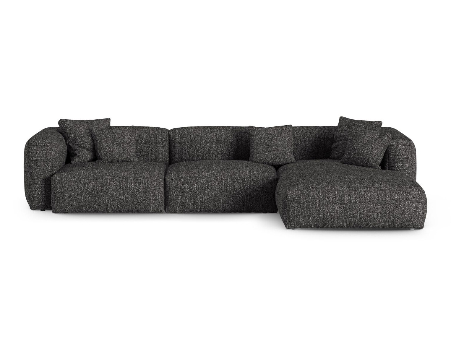 Moduļu stūra dīvāns Sorcoro 121 (Monet Anthracite)