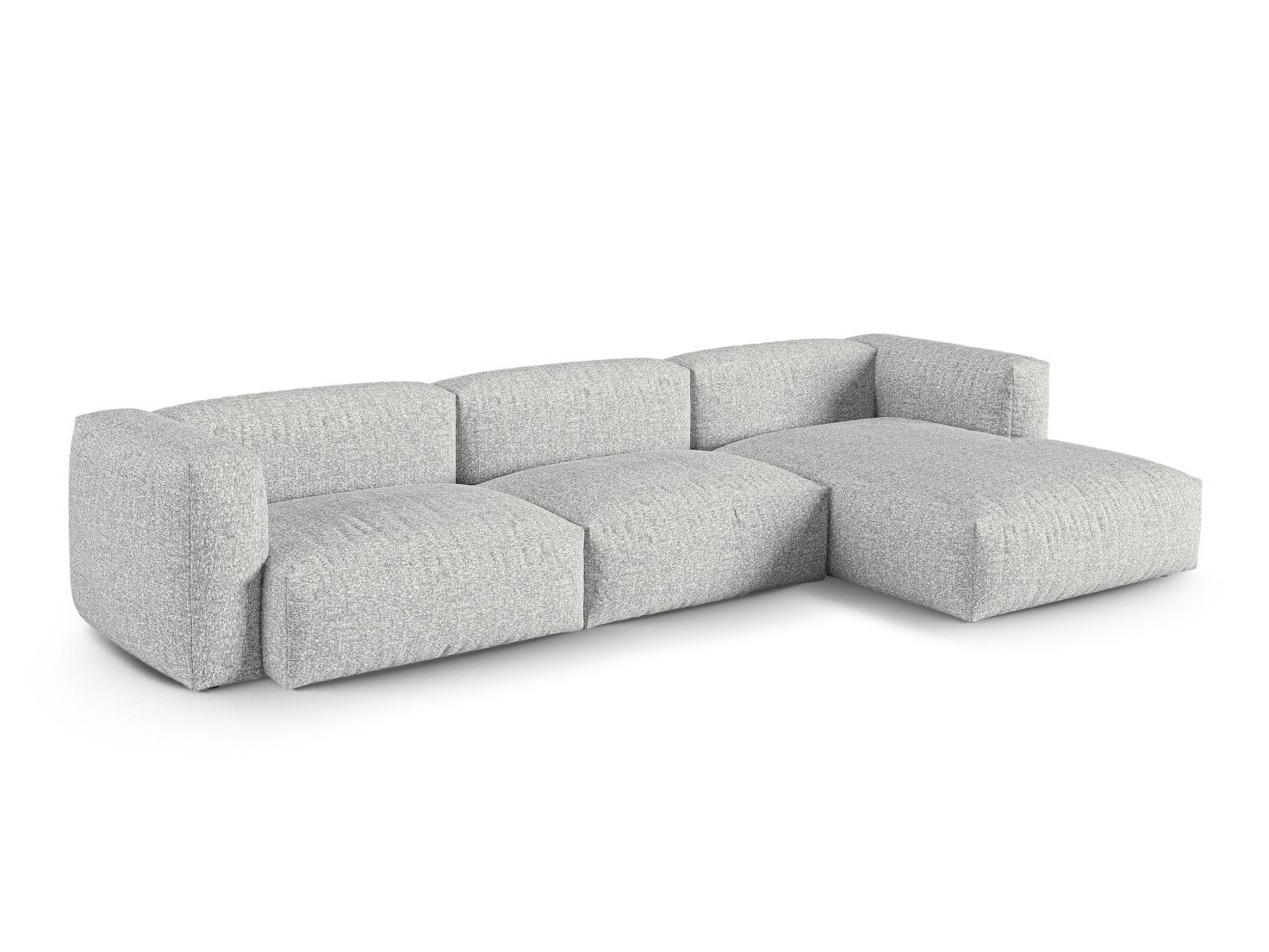 Moduļu stūra dīvāns Sorcoro 121 (Monet Silver)