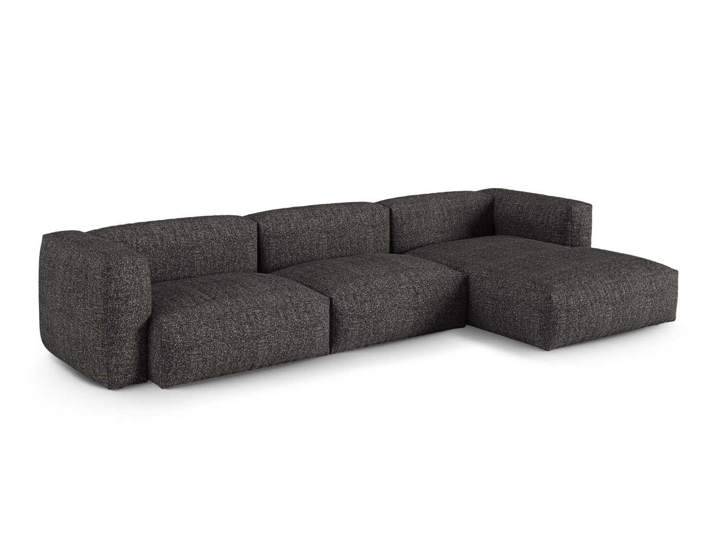 Moduļu stūra dīvāns Sorcoro 121 (Monet Anthracite)