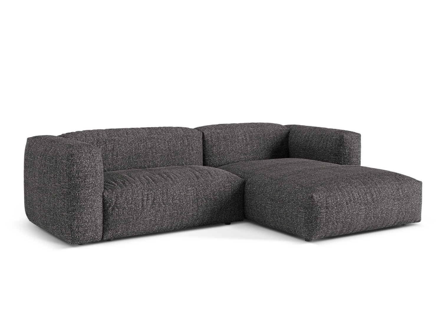 Moduļu stūra dīvāns Sorcoro 122 (Monet Anthracite)