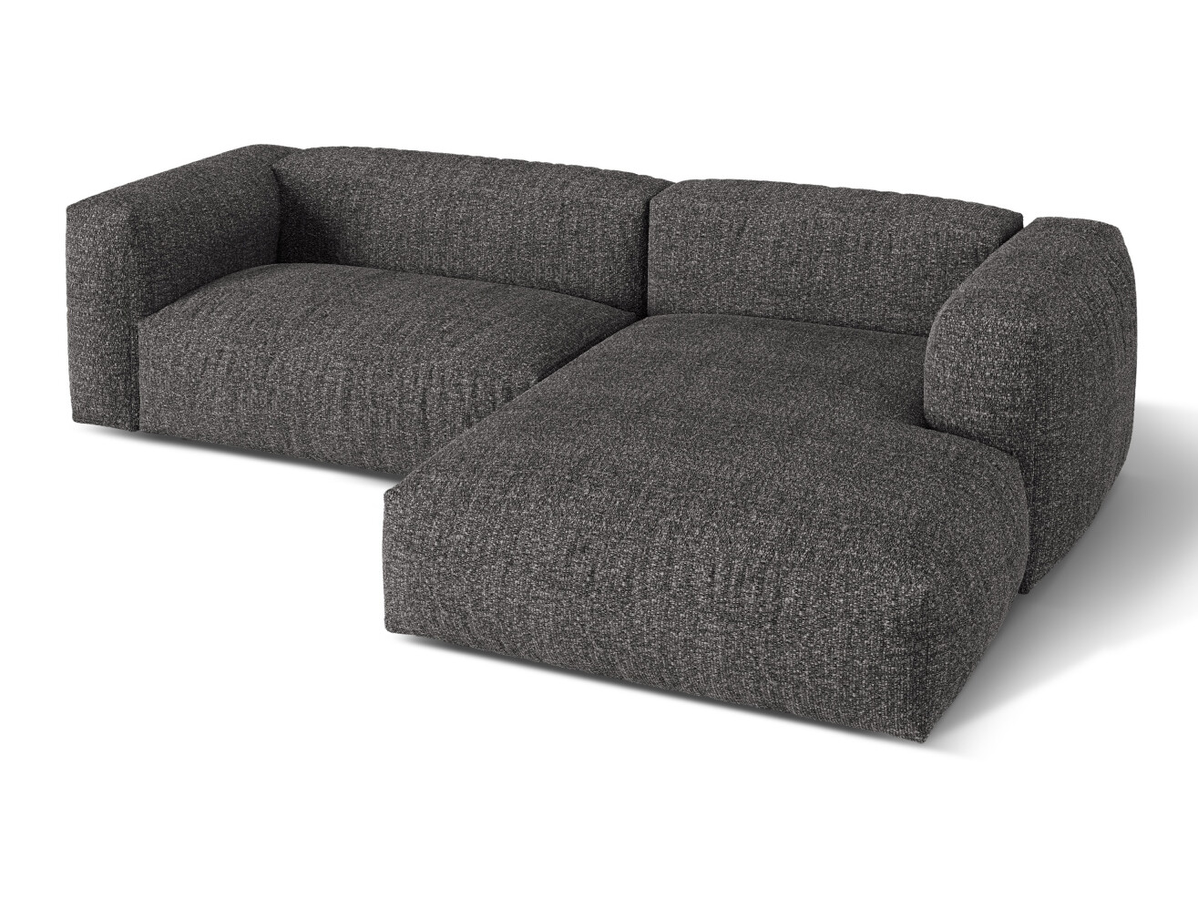 Moduļu stūra dīvāns Sorcoro 122 (Monet Anthracite)