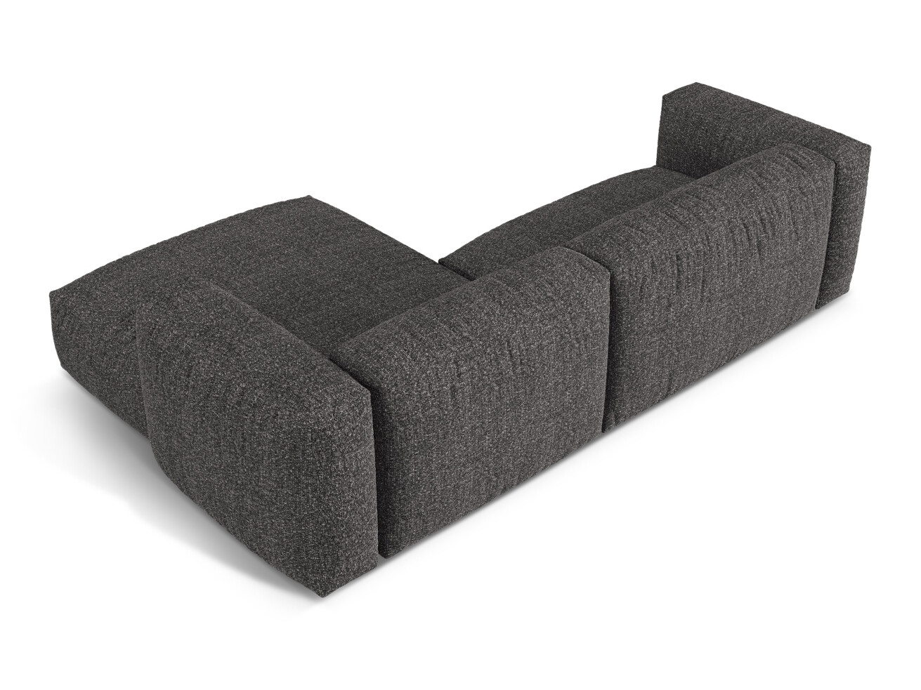 Moduļu stūra dīvāns Sorcoro 122 (Monet Anthracite)