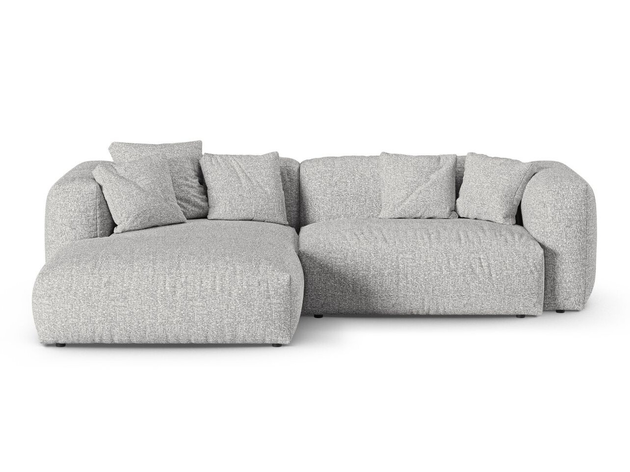 Moduļu stūra dīvāns Sorcoro 123 (Monet Silver)