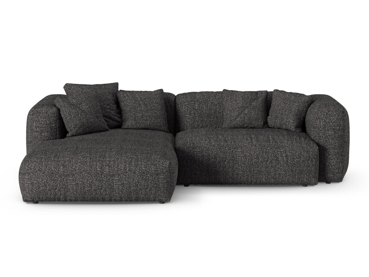 Moduļu stūra dīvāns Sorcoro 123 (Monet Anthracite)