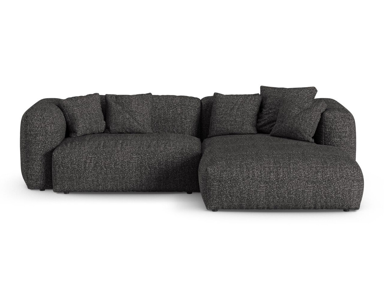 Moduļu stūra dīvāns Sorcoro 123 (Monet Anthracite)