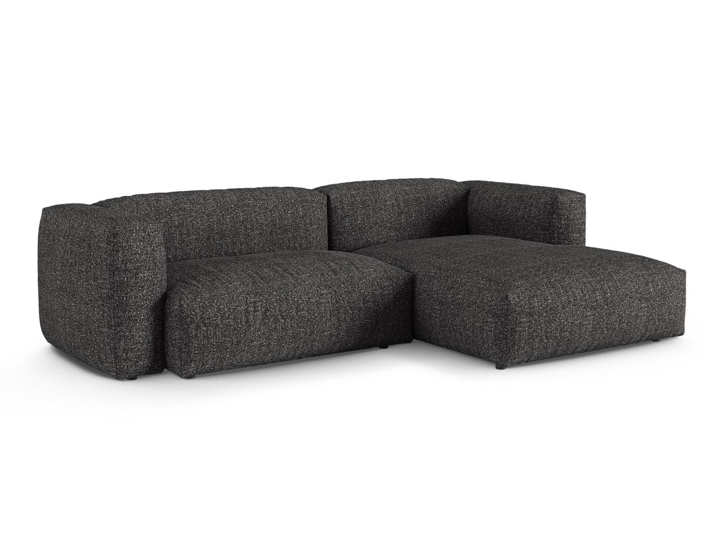 Moduļu stūra dīvāns Sorcoro 123 (Monet Anthracite)