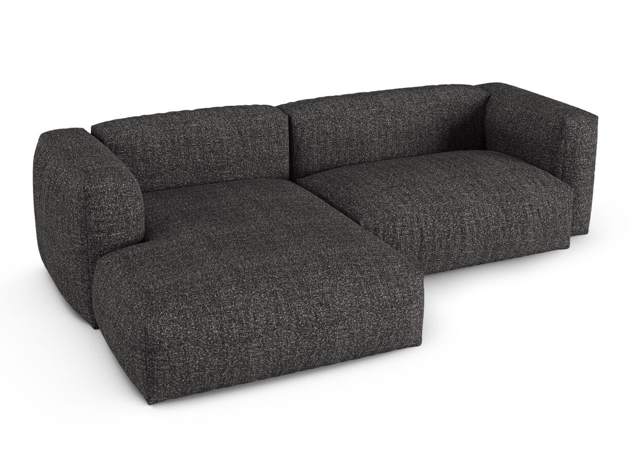 Moduļu stūra dīvāns Sorcoro 123 (Monet Anthracite)