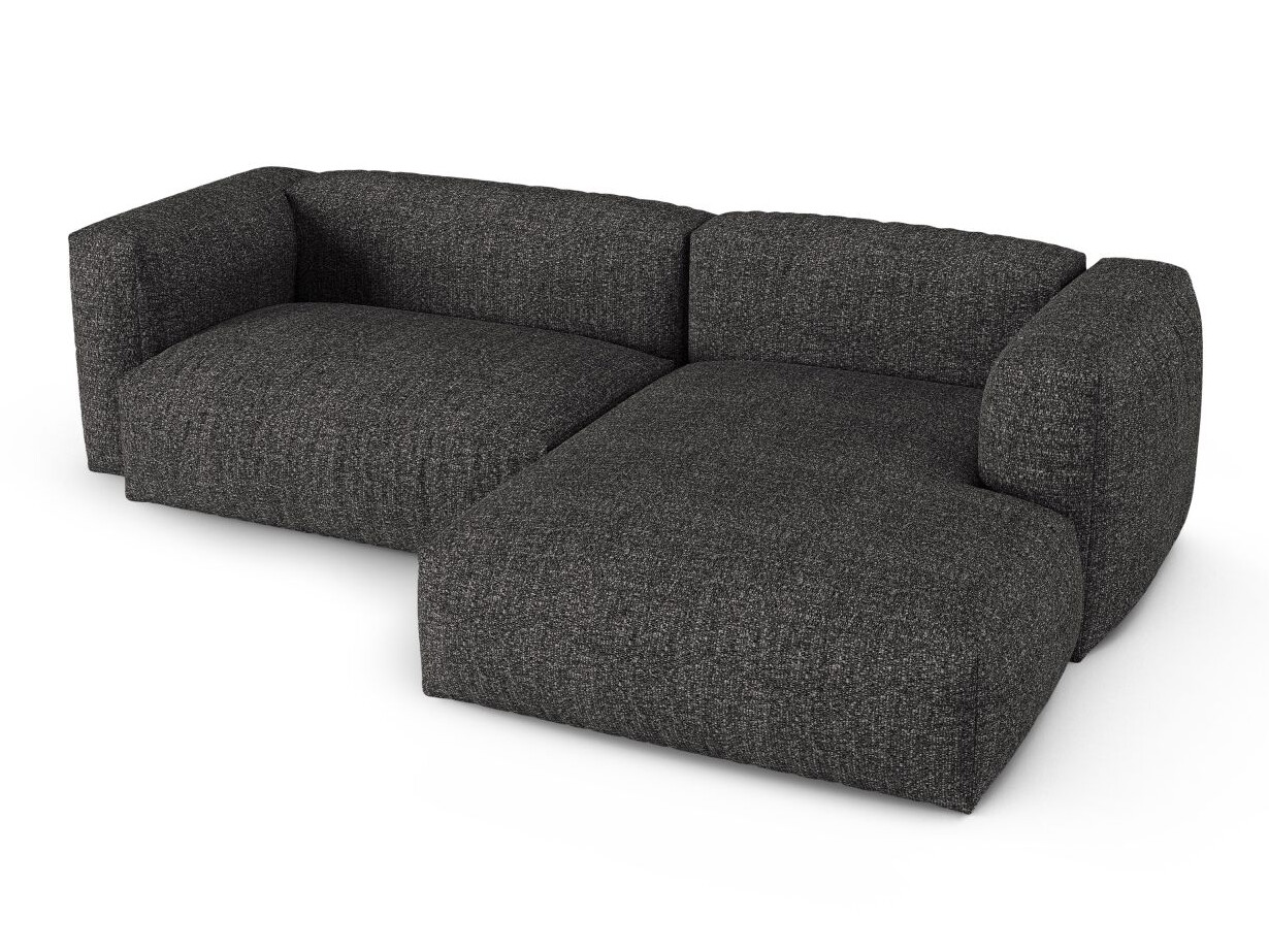 Moduļu stūra dīvāns Sorcoro 123 (Monet Anthracite)