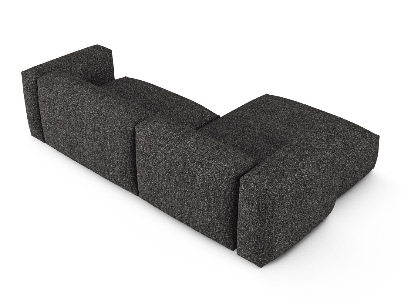 Moduļu stūra dīvāns Sorcoro 123 (Monet Anthracite)