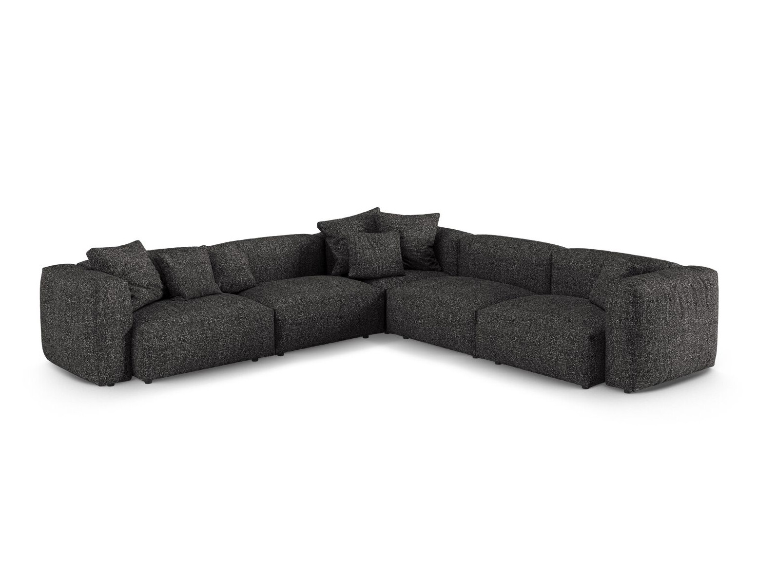 Moduļu stūra dīvāns Sorcoro 131 (Monet Anthracite)