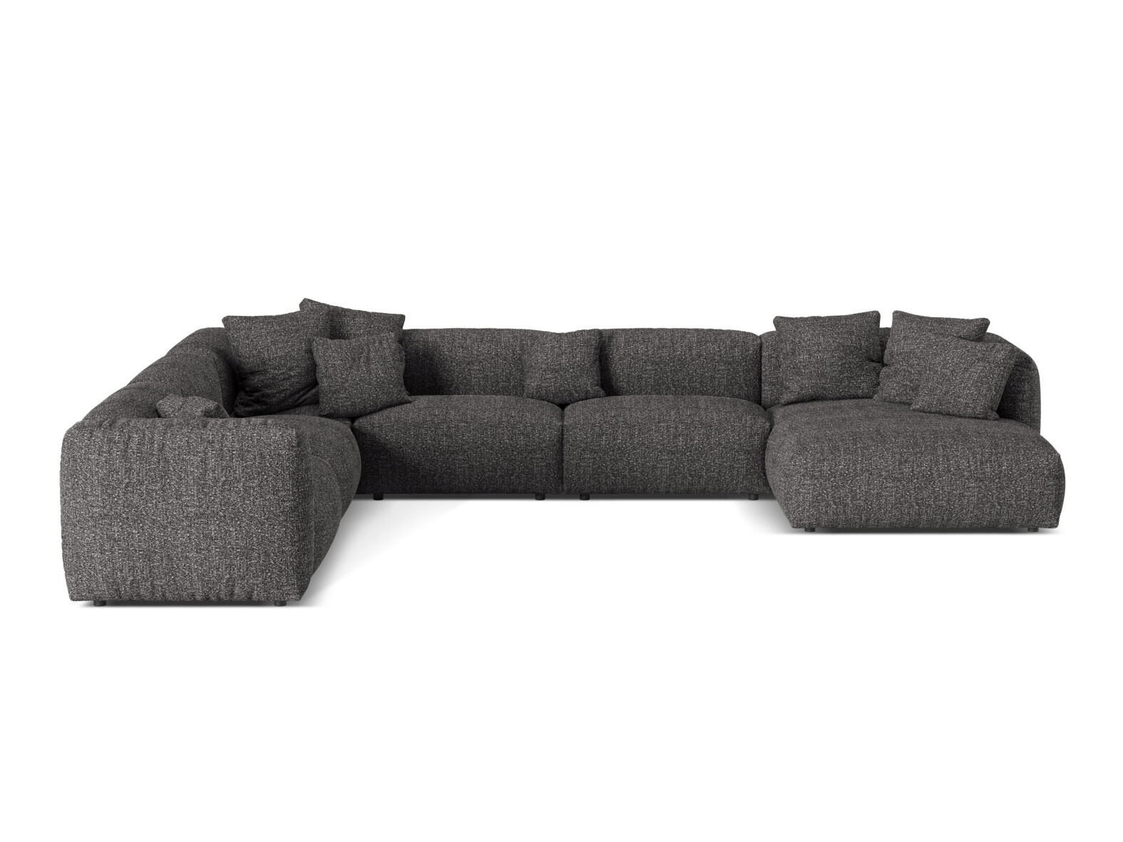 Moduļu stūra dīvāns Sorcoro 132 (Monet Anthracite)