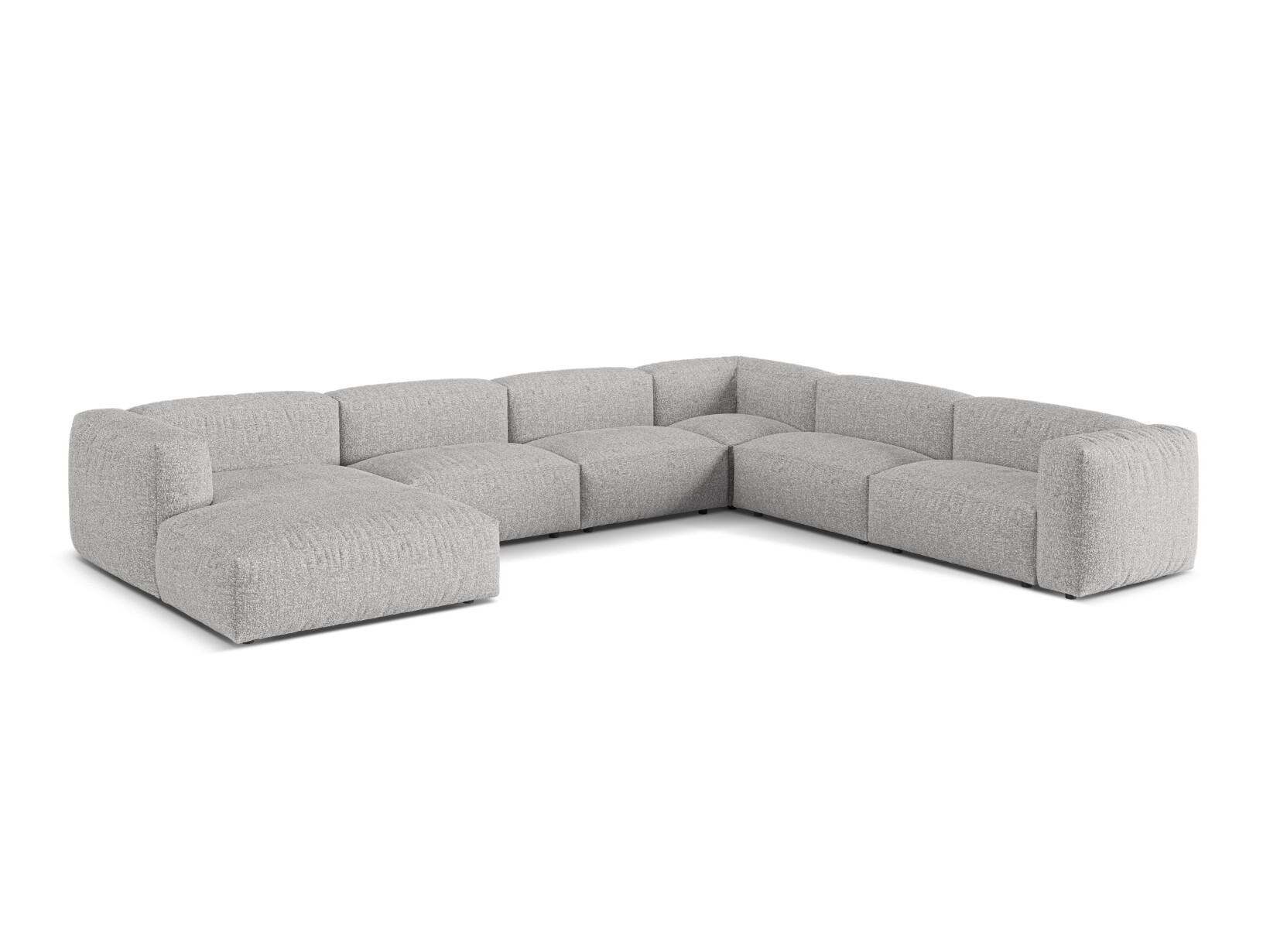 Moduļu stūra dīvāns Sorcoro 132 (Monet Silver)