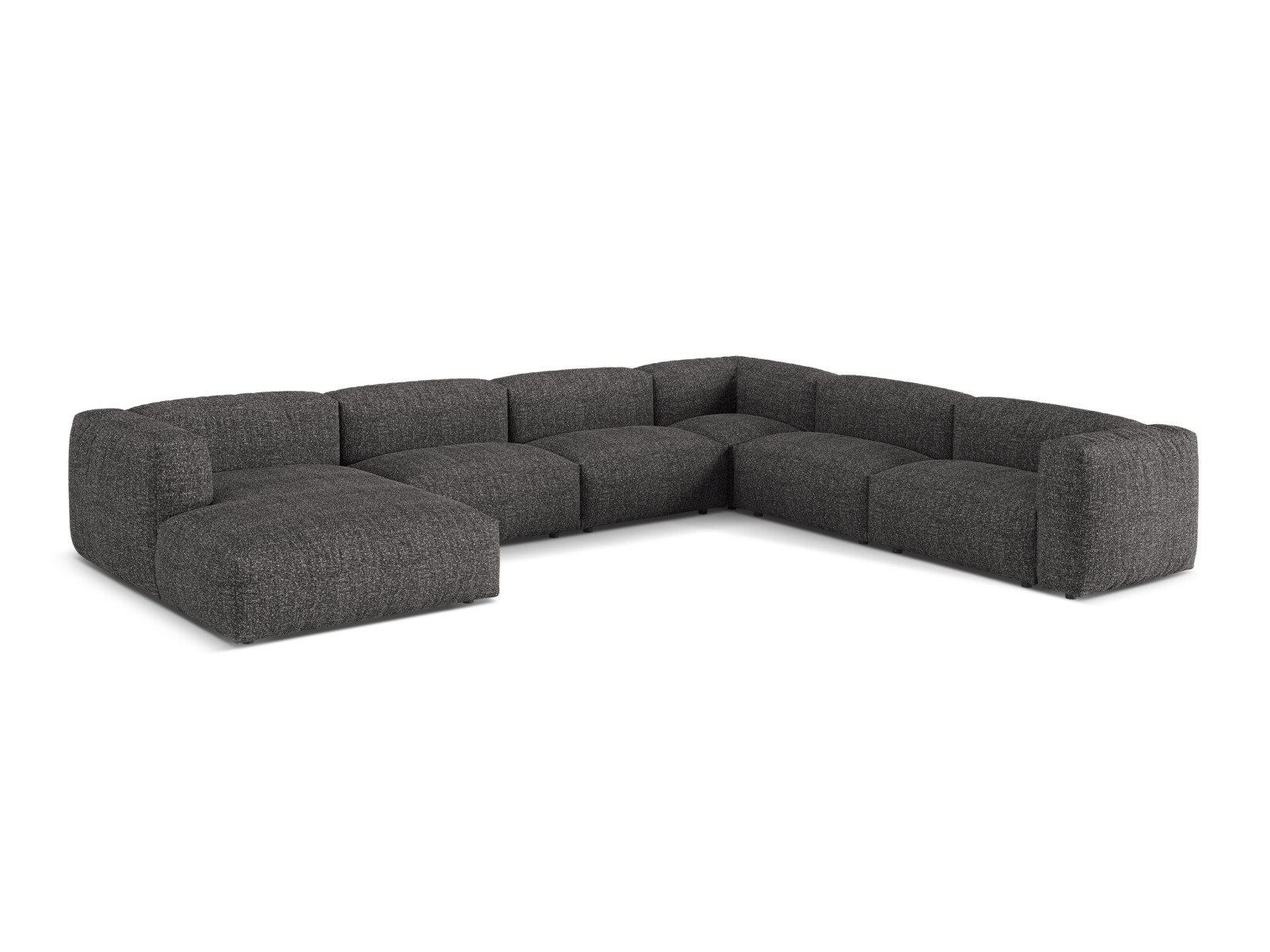 Moduļu stūra dīvāns Sorcoro 132 (Monet Anthracite)