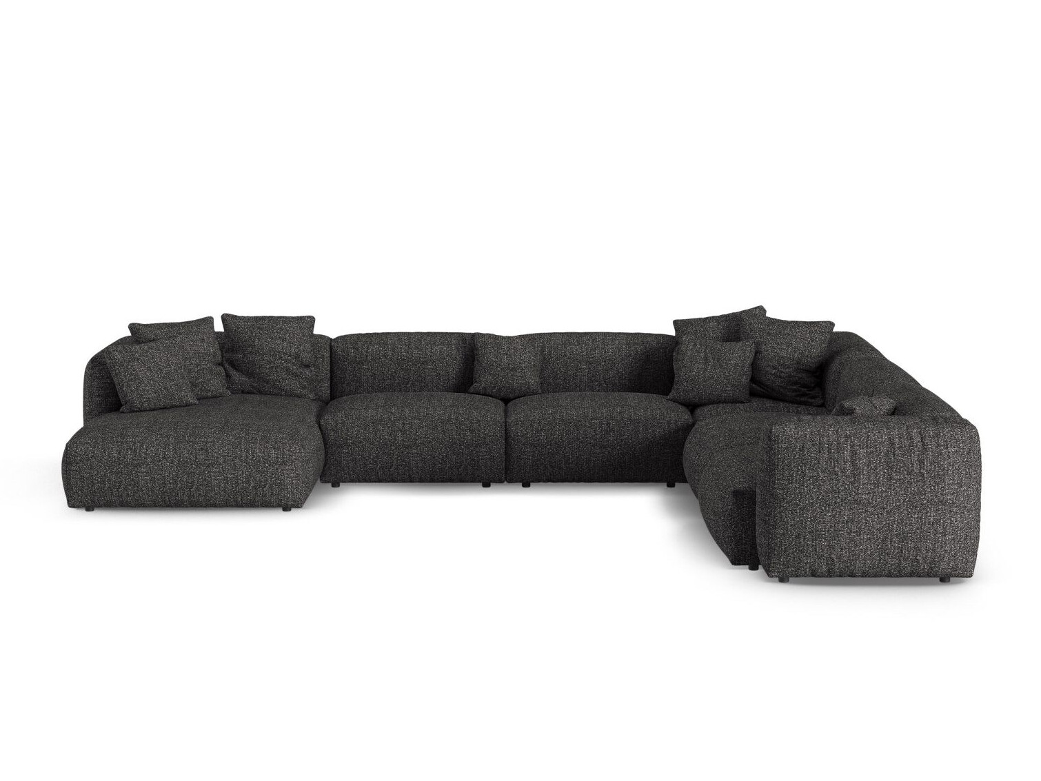 Moduļu stūra dīvāns Sorcoro 133 (Monet Anthracite)