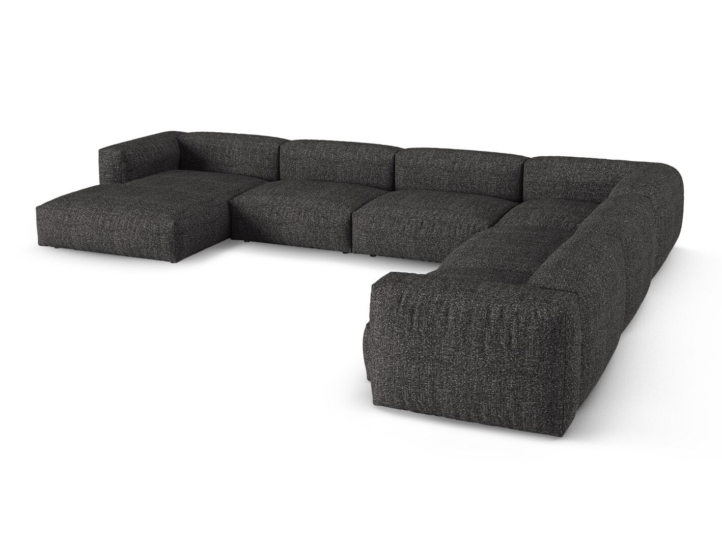 Moduļu stūra dīvāns Sorcoro 133 (Monet Anthracite)