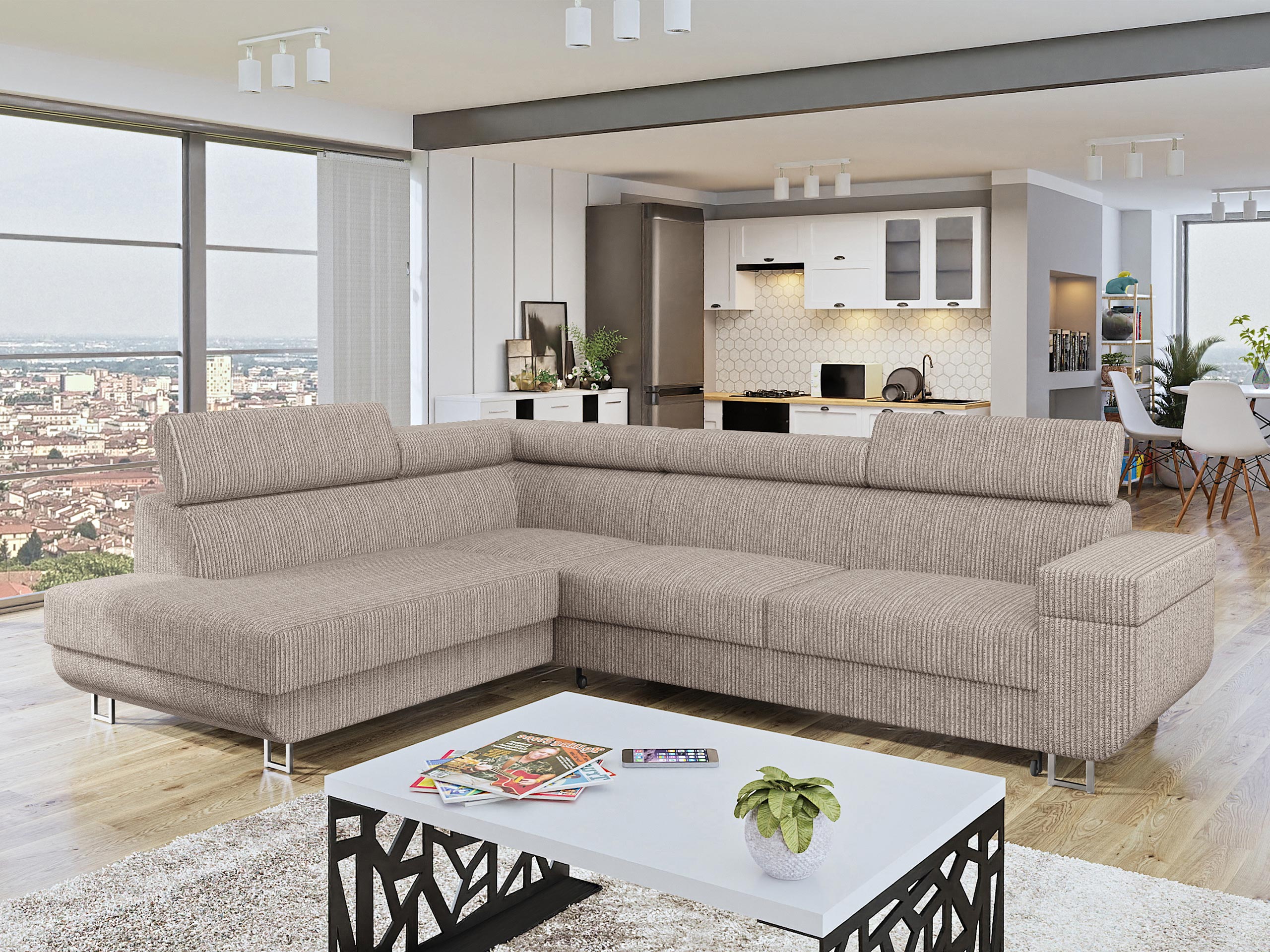 Stūra dīvāns Comfivo Liberta (Poso 03)